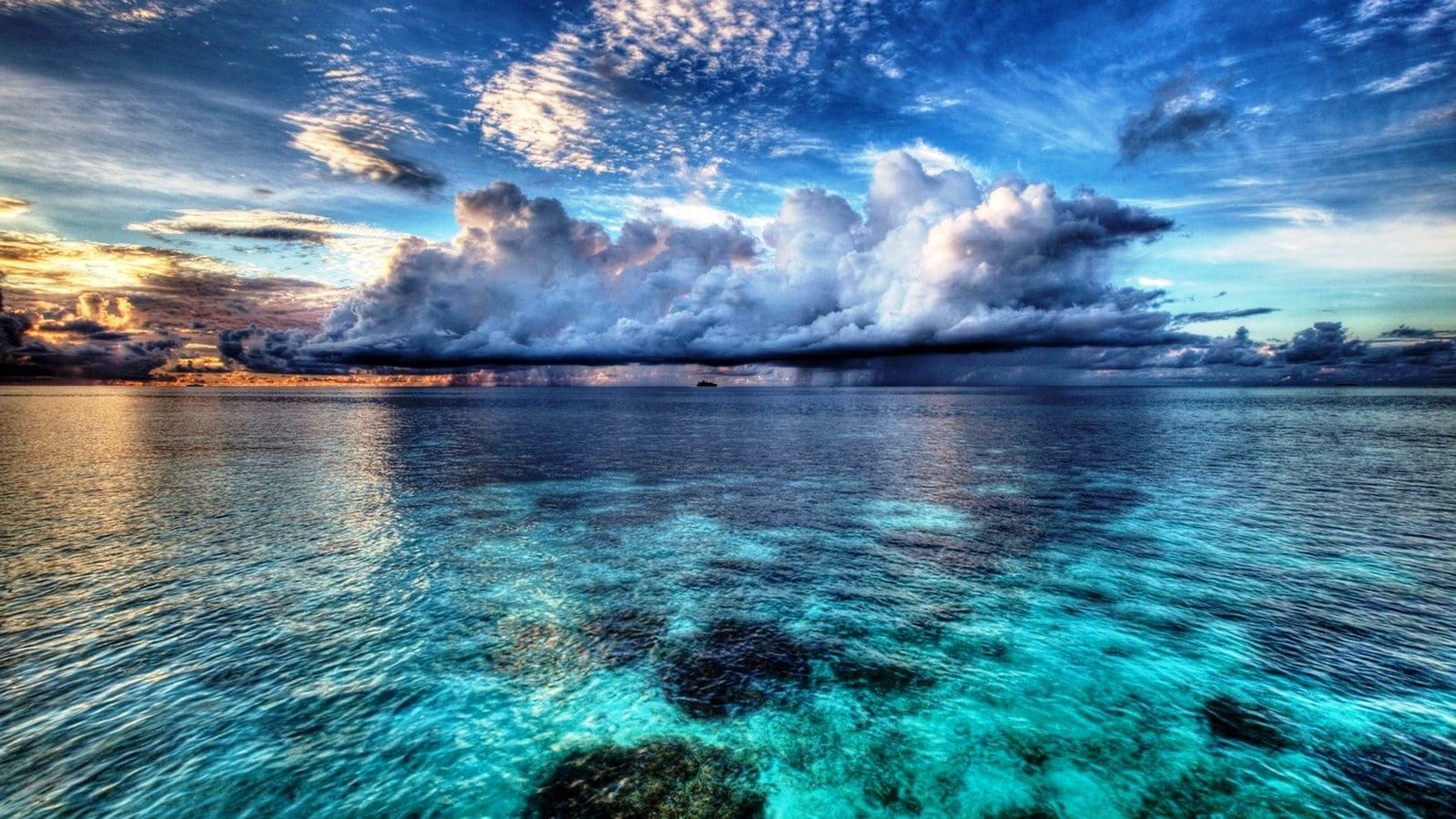 blue ocean sea Nature Oceans HD Art 2k