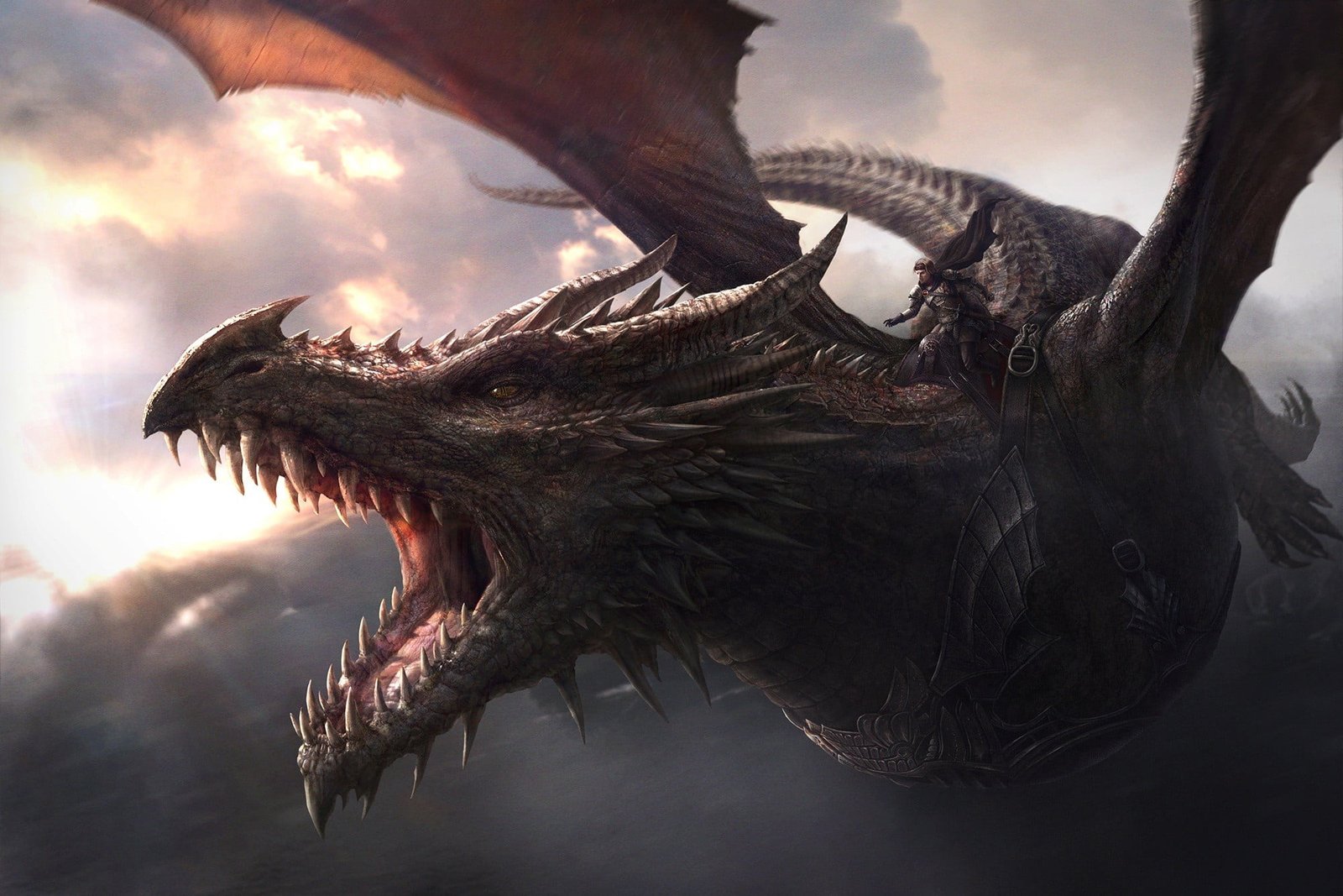 brown dragon Game of Thrones Balerion Aegon the Conqueror 2k