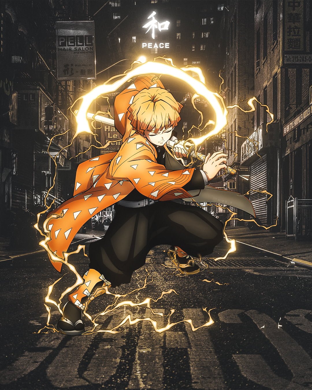 Demon Slayer Kimetsu no Yaiba Zenitsu Agatsuma anime boys