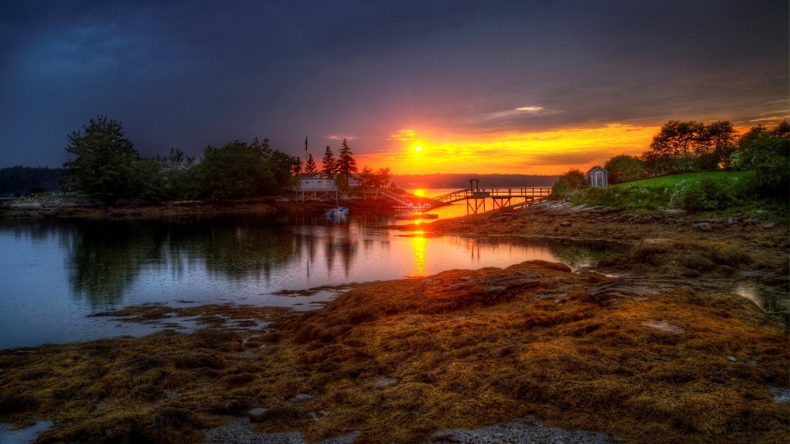 full h d of nature water sky sunset beauty in 2k