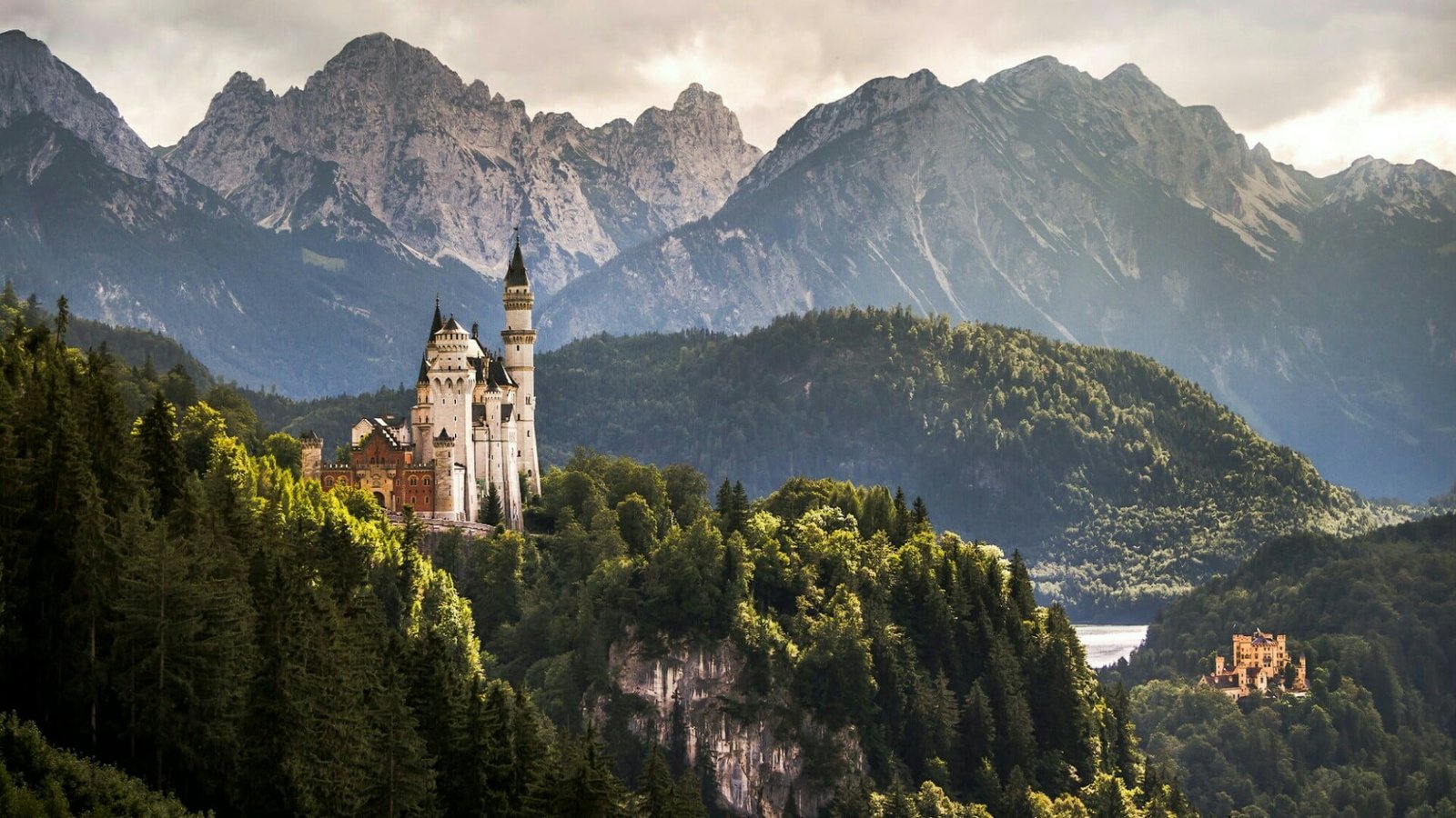 highland europe schwangau germany bavaria hohenschwangau castle 2k