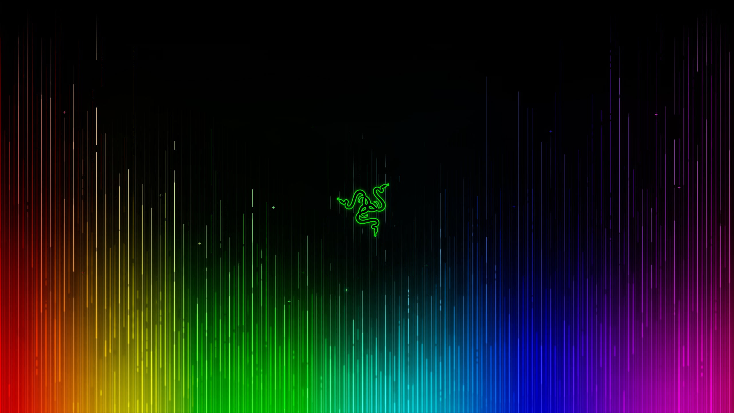 Razer Gaming computers logo Inc green color night illuminated 2k