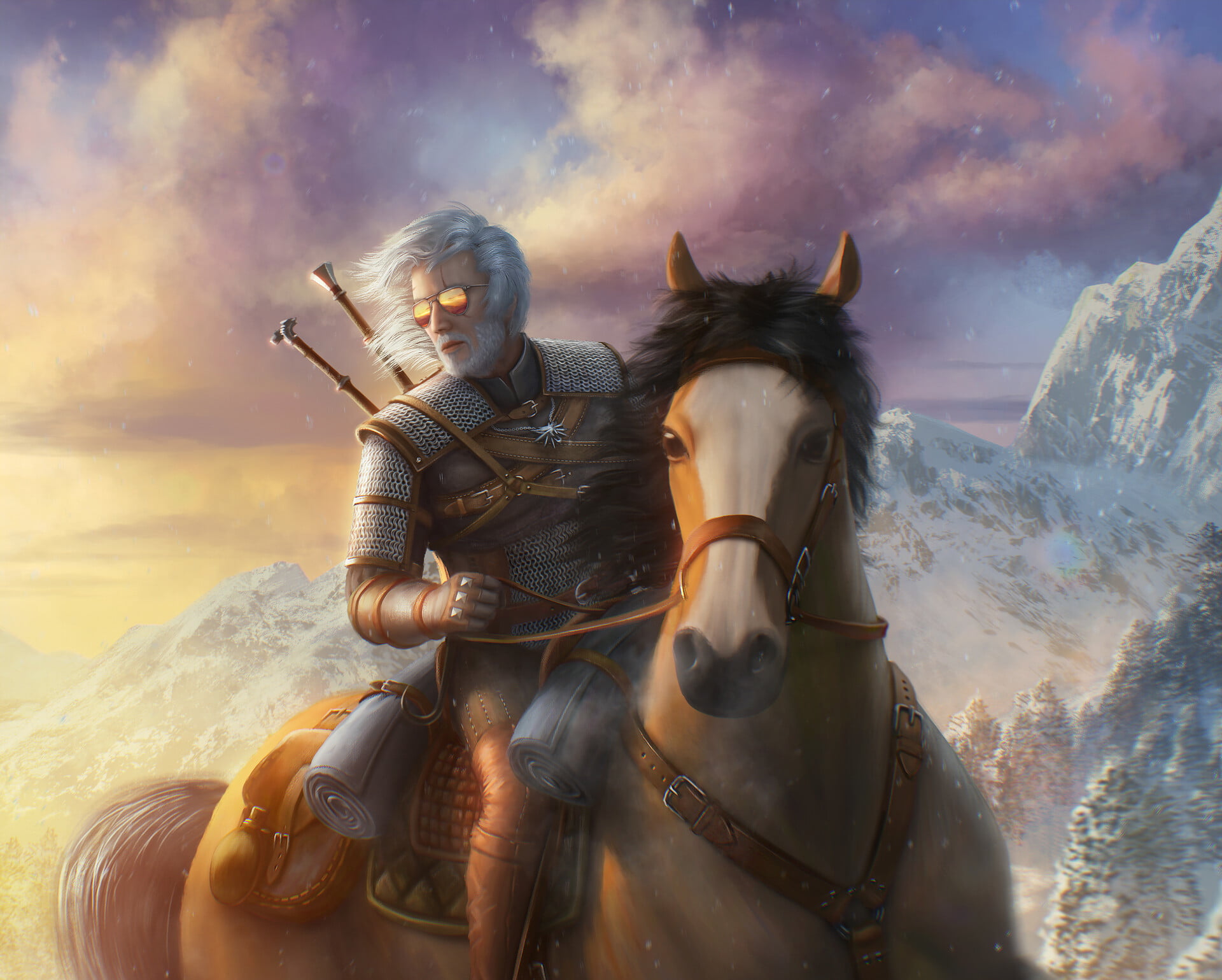 The Witcher 3 Wild Hunt Geralt of Rivia Horse 2k