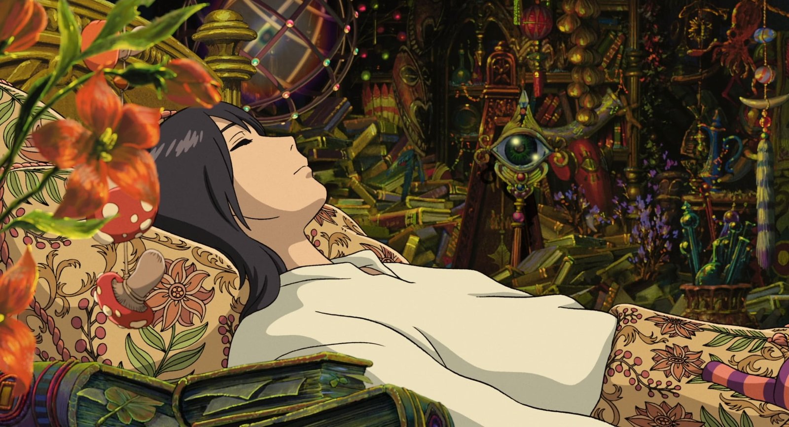 woman with white top and brown floral bottoms anime character 2k