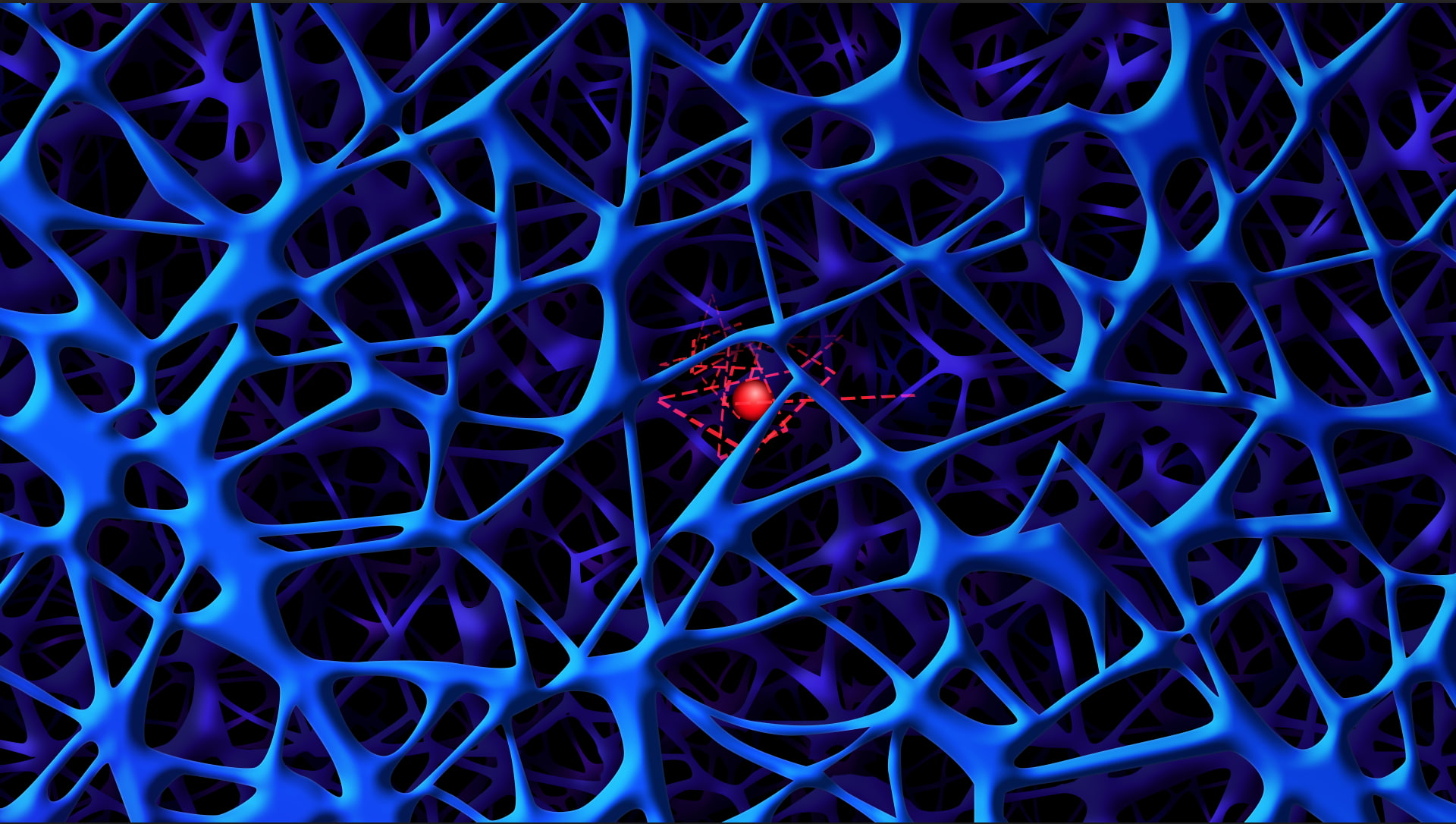 abstract network digital art 2k