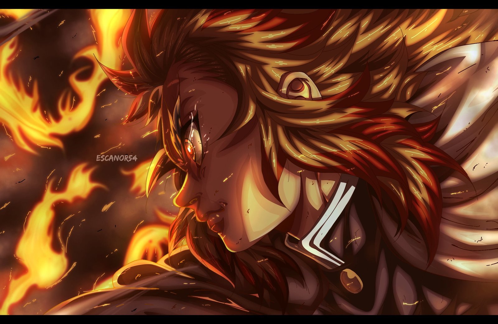 Anime Demon Slayer Kimetsu no Yaiba Kyojuro Rengoku 2k