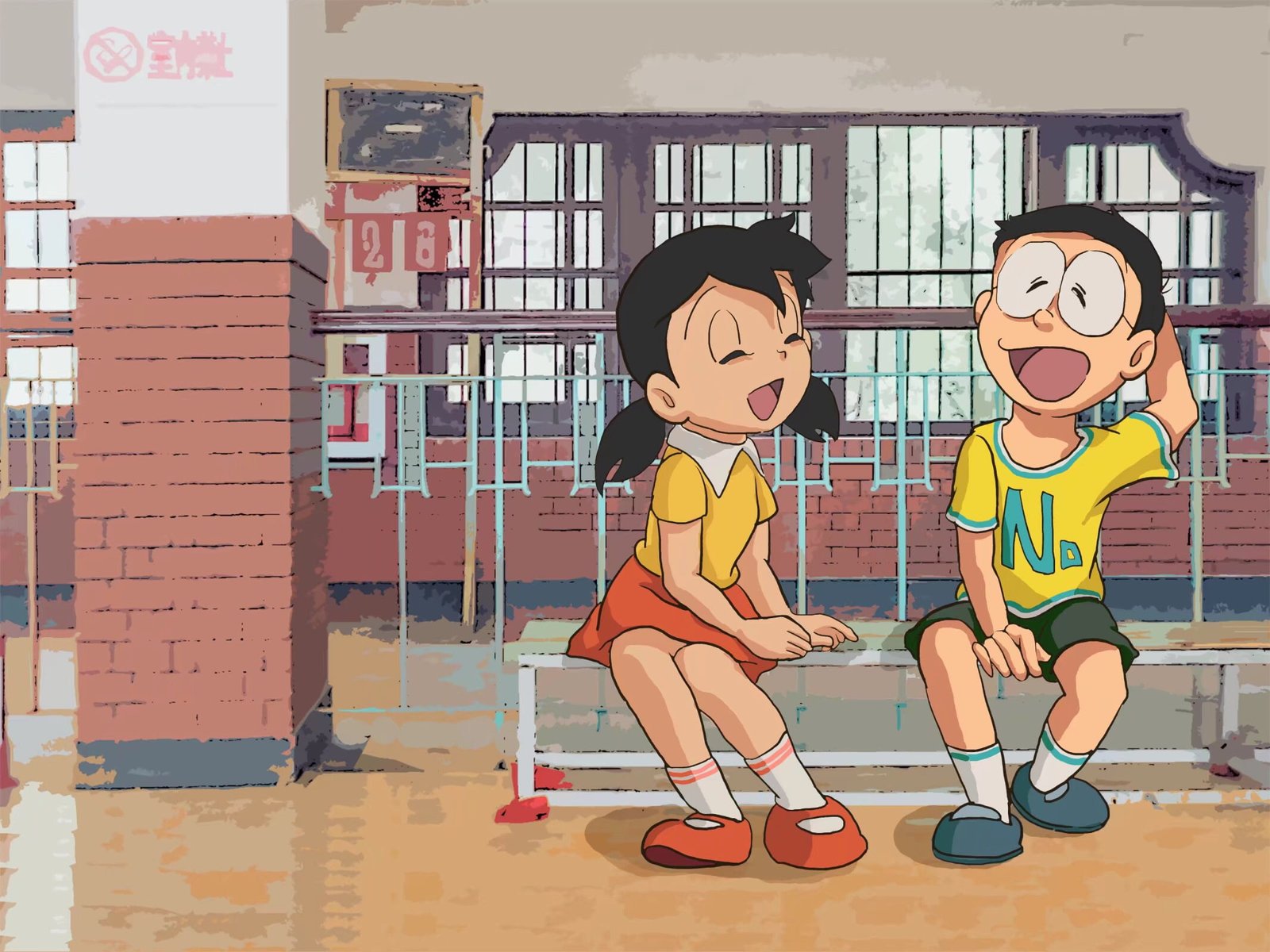 Anime Doraemon Nobita Nobi Shizuka Minamoto 2k