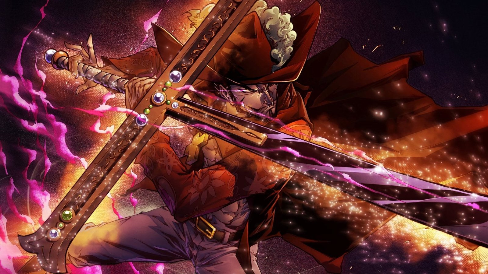 Anime One Piece Dracule Mihawk one person occupation real people 2k