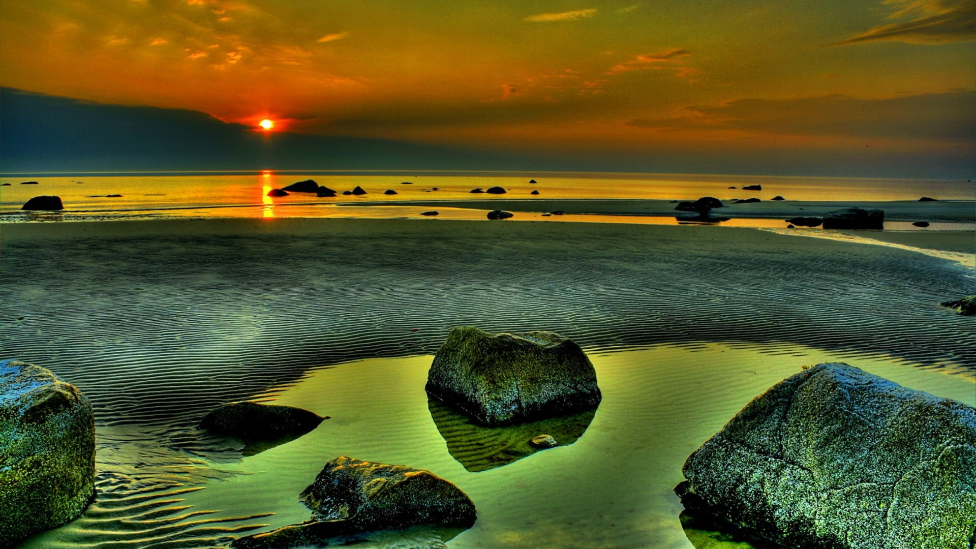 nature water sea sky ocean beach landscape lake coast 2k