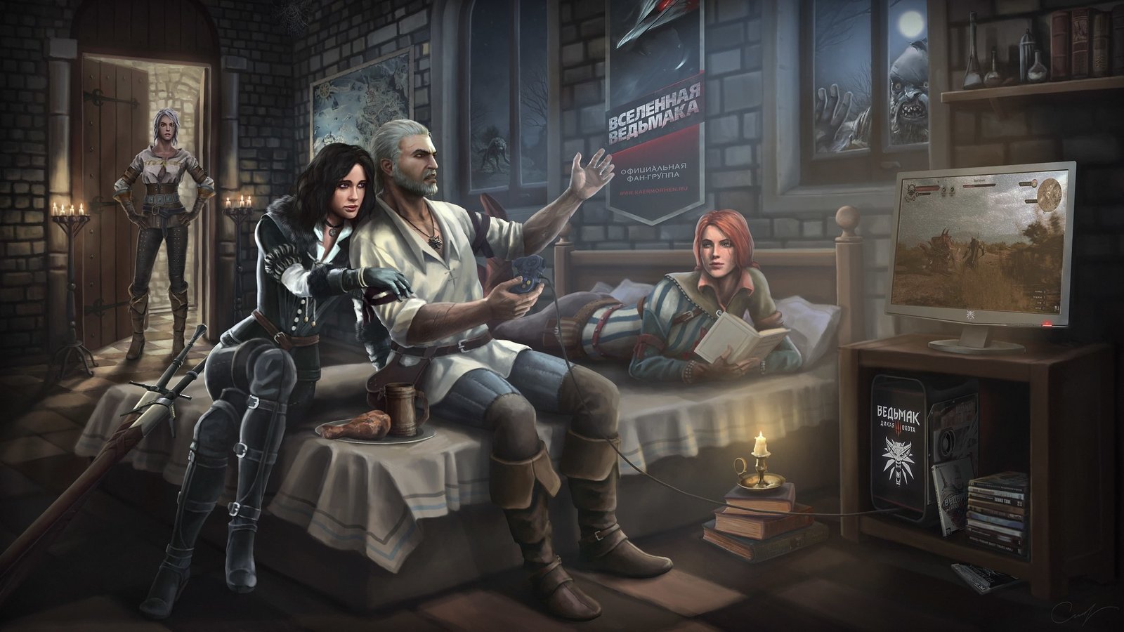 Yennefer of Vengerberg artwork The Witcher 3 Wild Hunt 2k