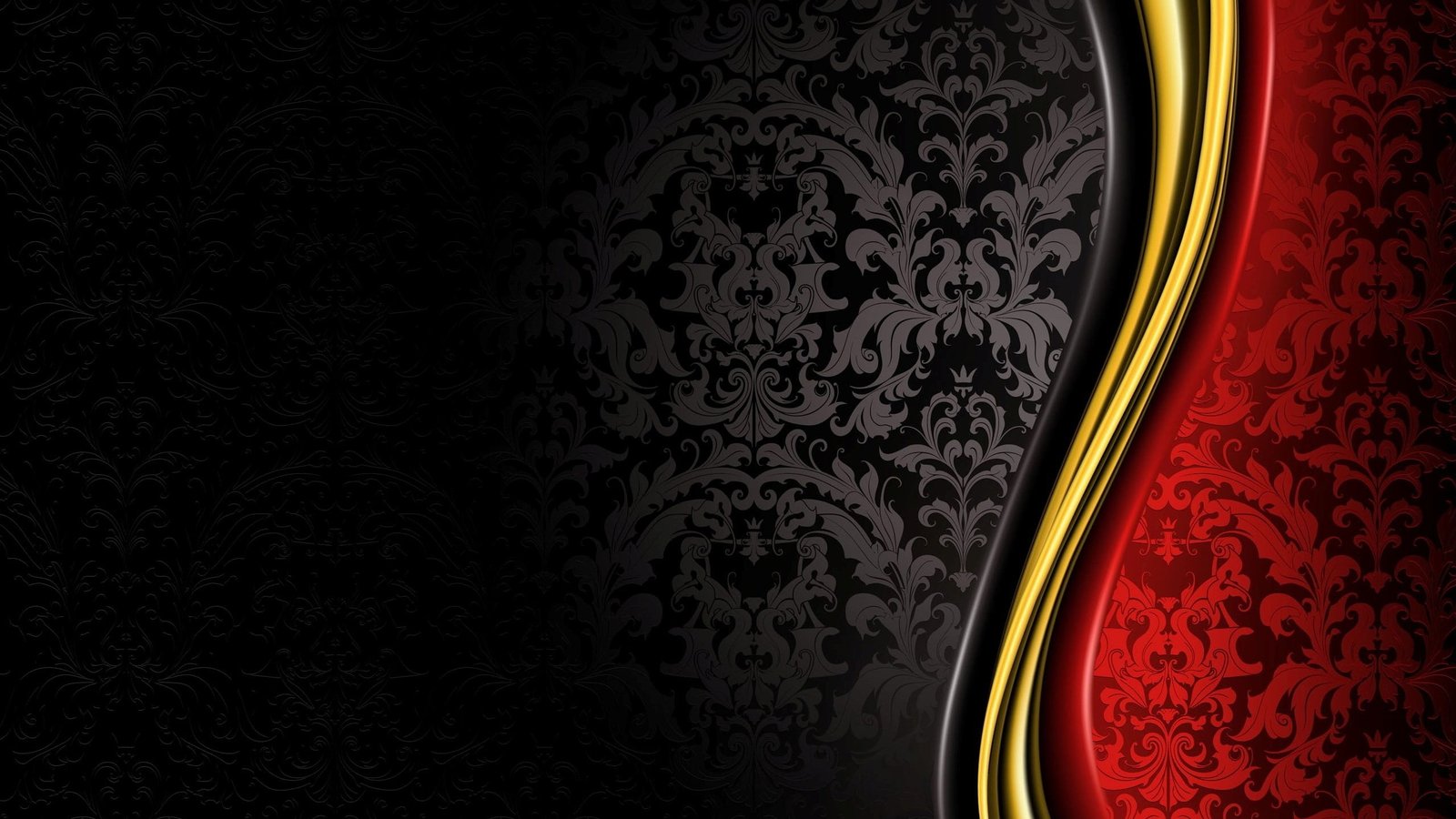 abstract royal gold luxury red black 2k