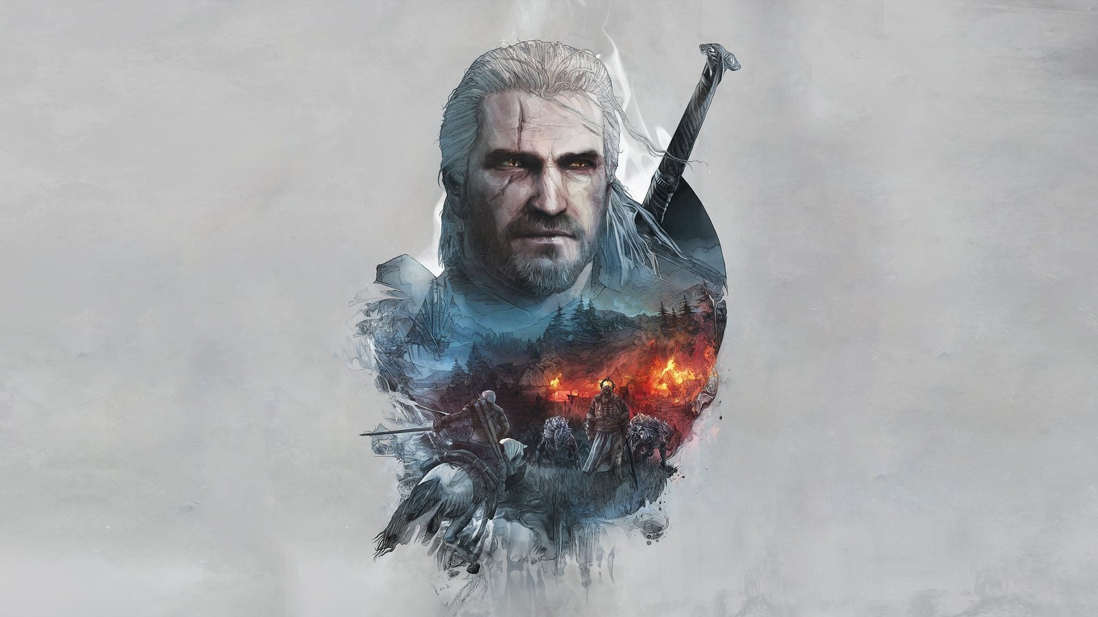 Ciri Geralt Of Rivia The Witcher 3 Wild Hunt 2k