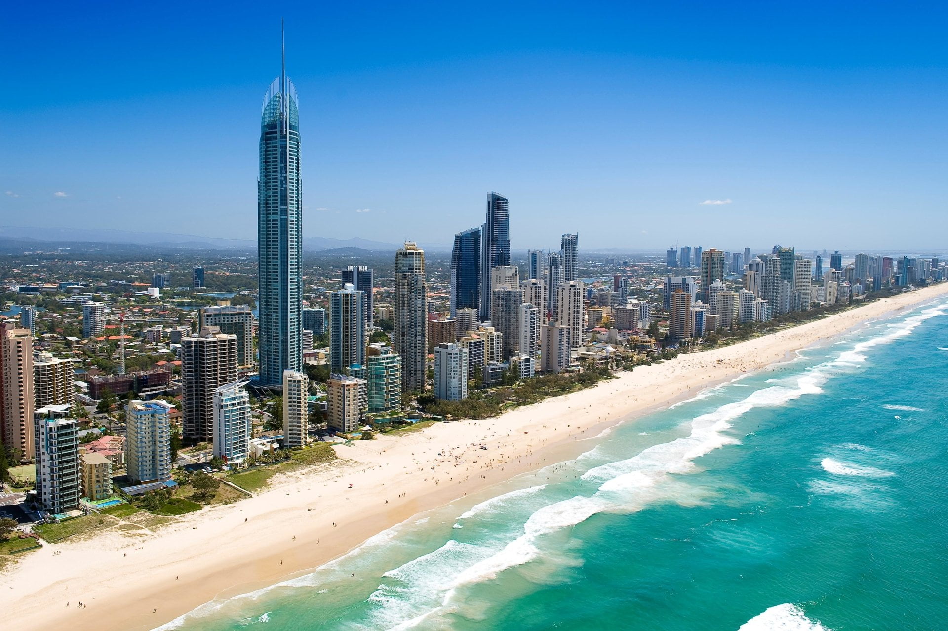 Cities Surfers Paradise Australia Beach Cityscape Gold Coast 2k