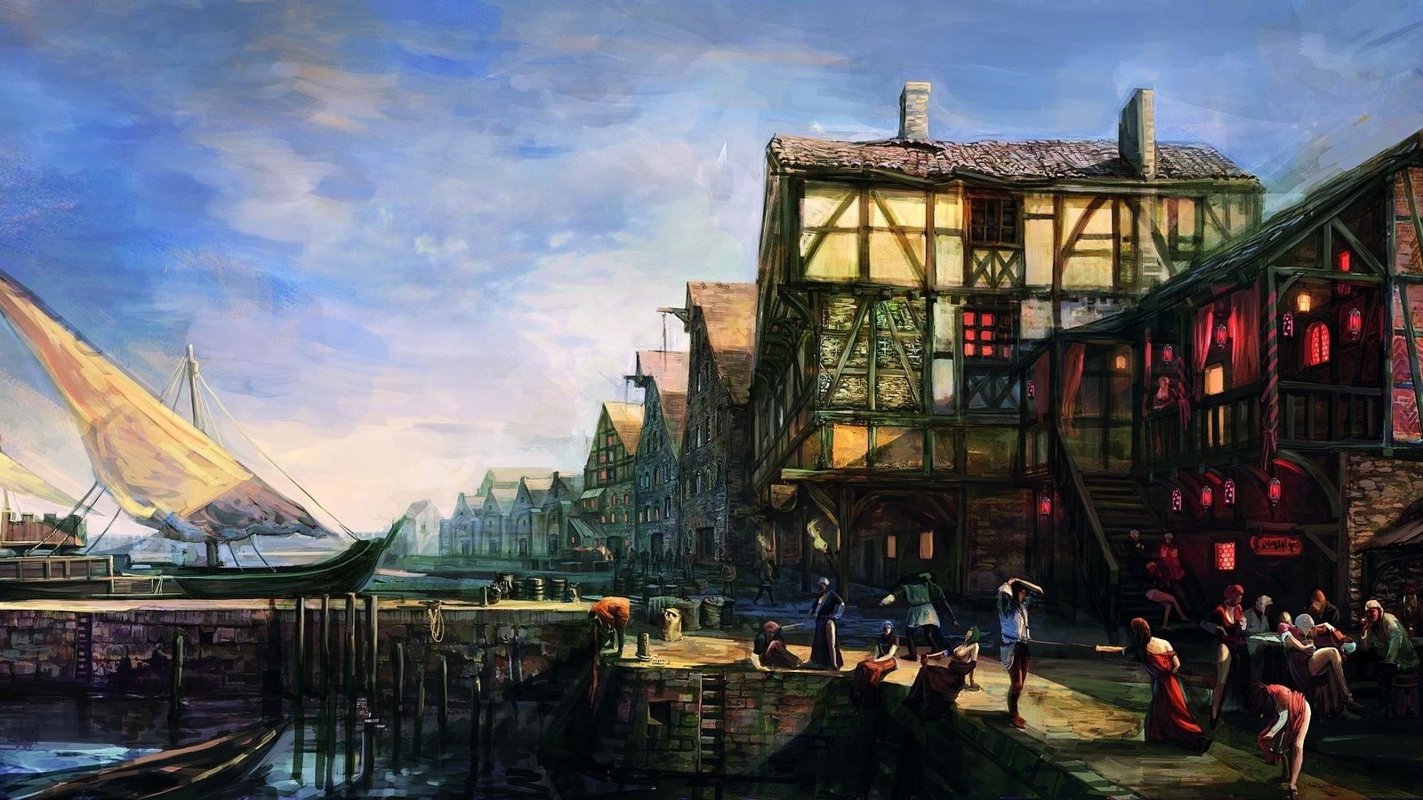 Concept Art The Witcher 3 Wild Hunt video games 2k