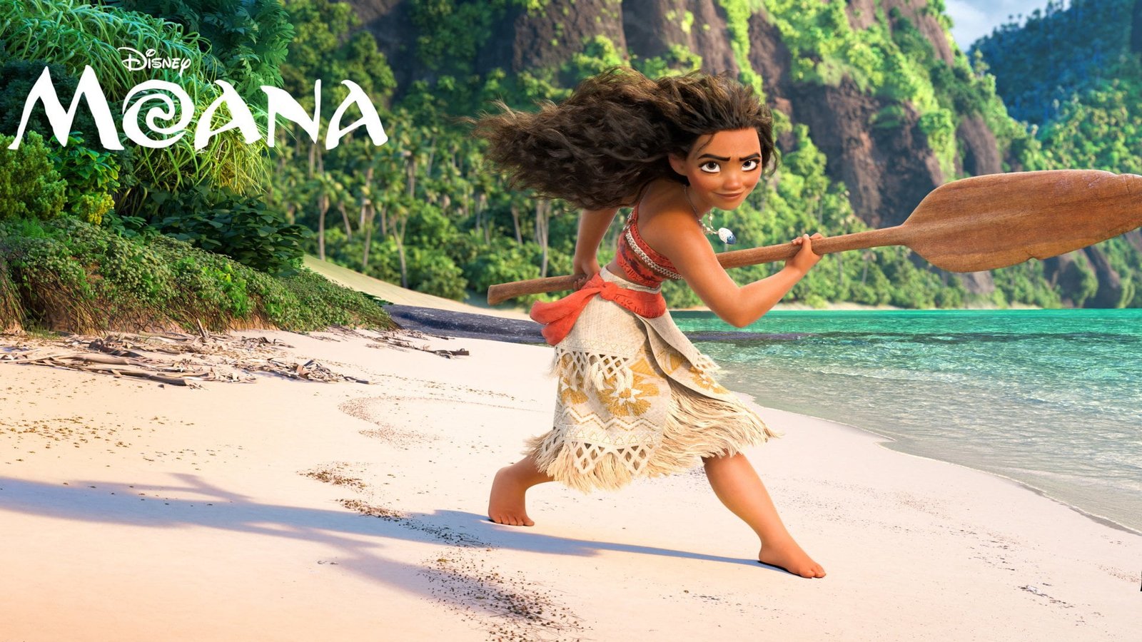 Disney Moana movie poster Movie Waialiki one person 2k