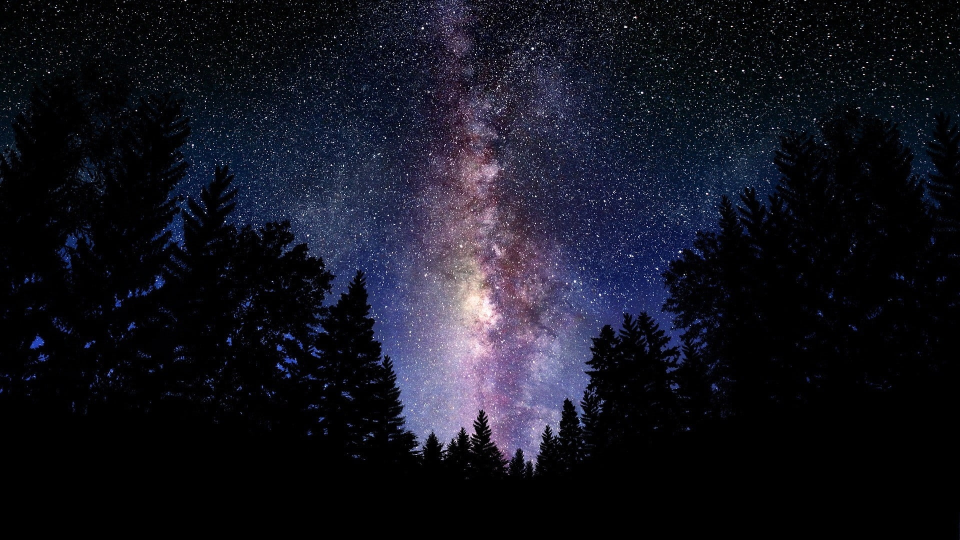 nature milky way galaxy Space Galaxies HD Art 2k