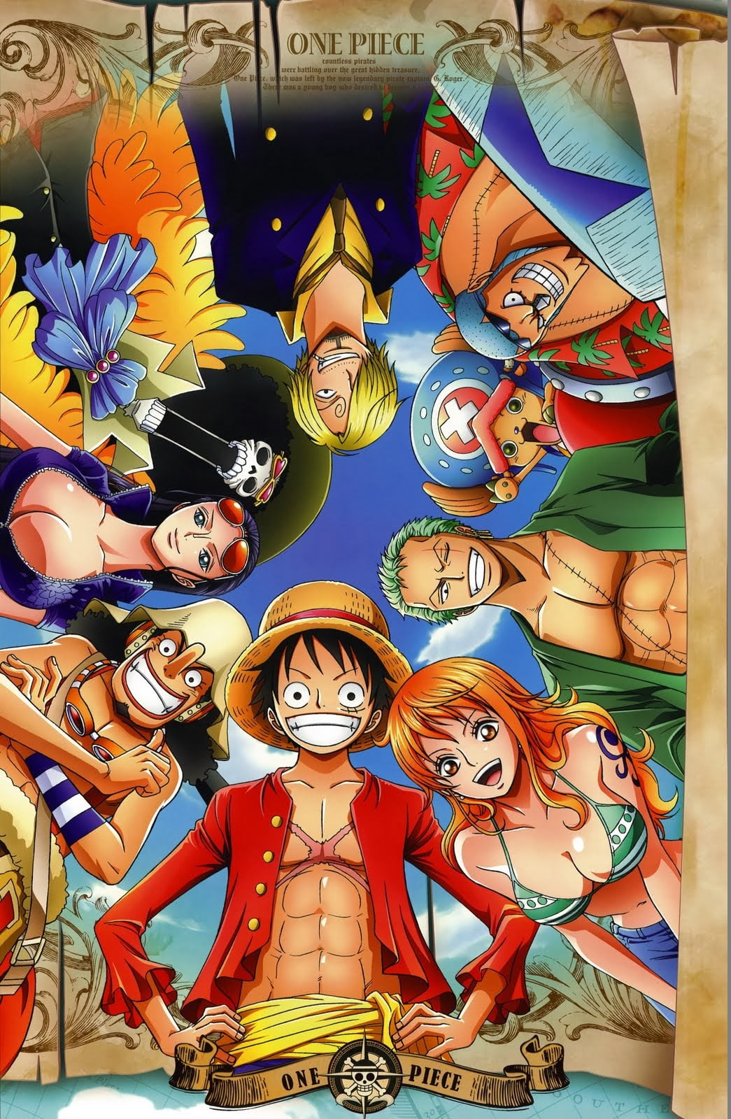 One Piece Monkey D Luffy Nami Roronoa Zoro Usopp Sanji
