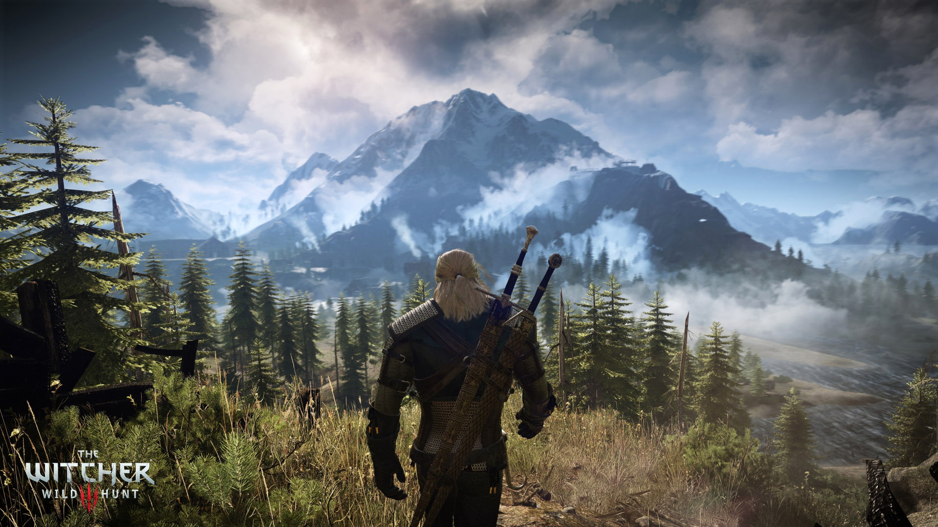 The Witcher 3 Character Mountain Trees 2k