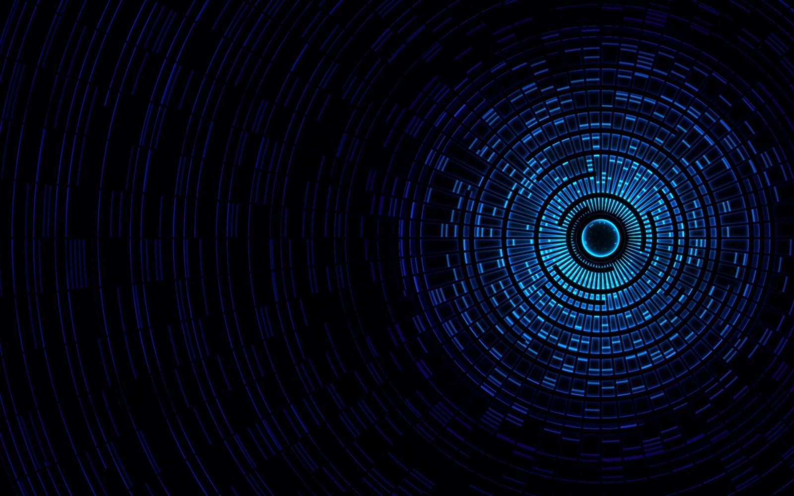 blue tunnel digital wallpaper abstract Digital Blasphemy pattern 2k