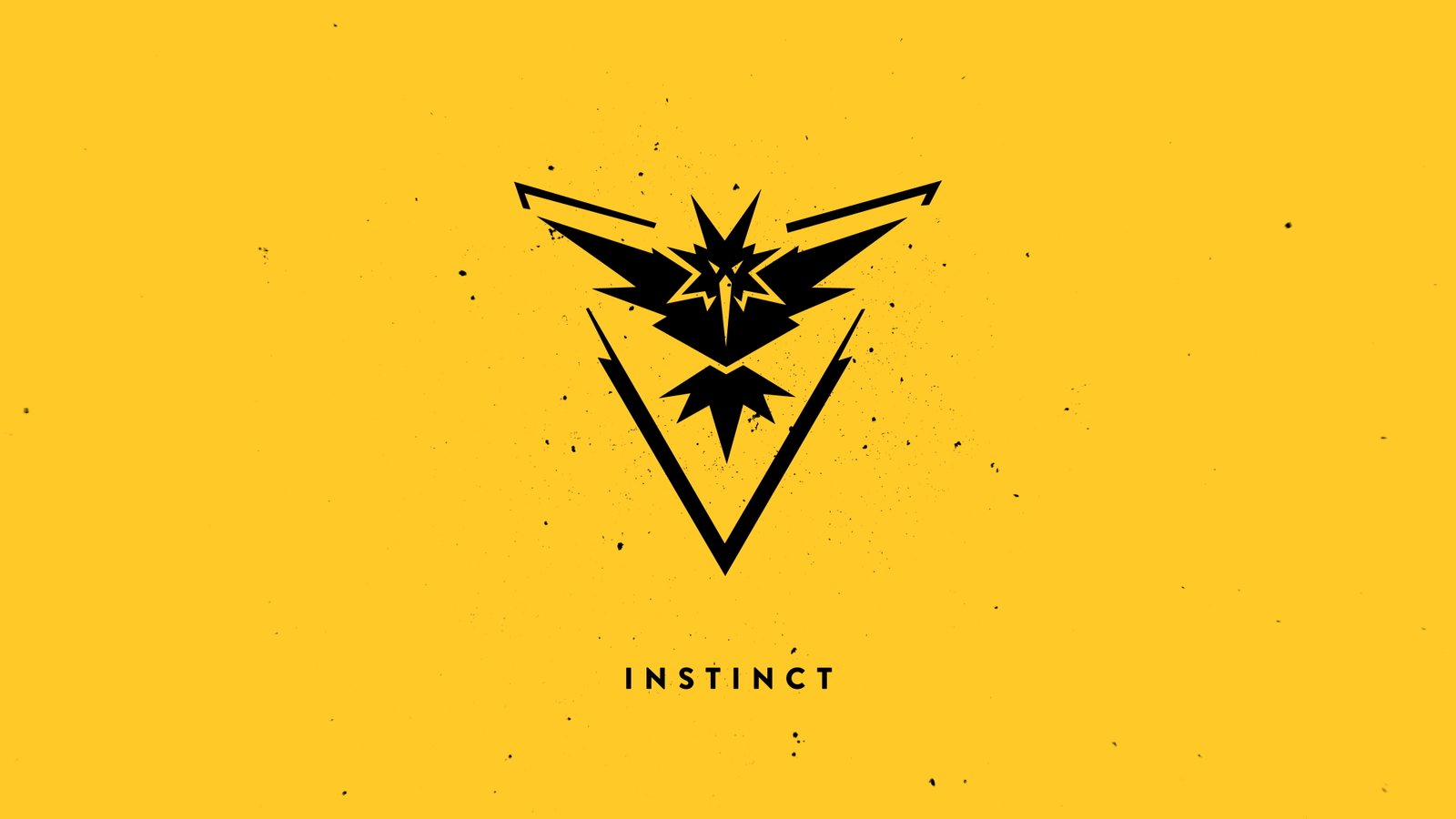 team instinct pokemon go games yellow star shape sign 2k 4k 5k 8k