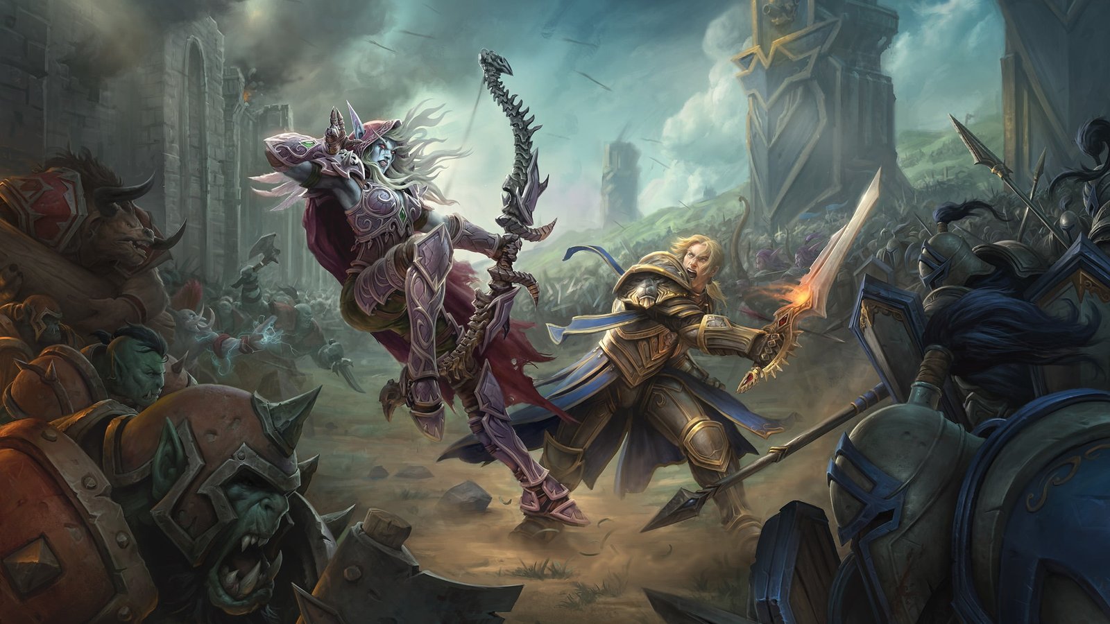 Warcraft wallpaper World of Battle for Azeroth Sylvanas Windrunner 2k
