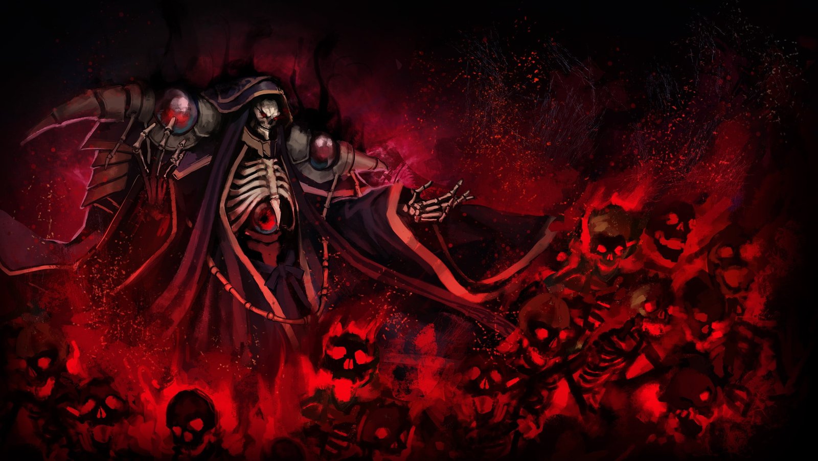 Anime Overlord Ainz Ooal Gown 2k