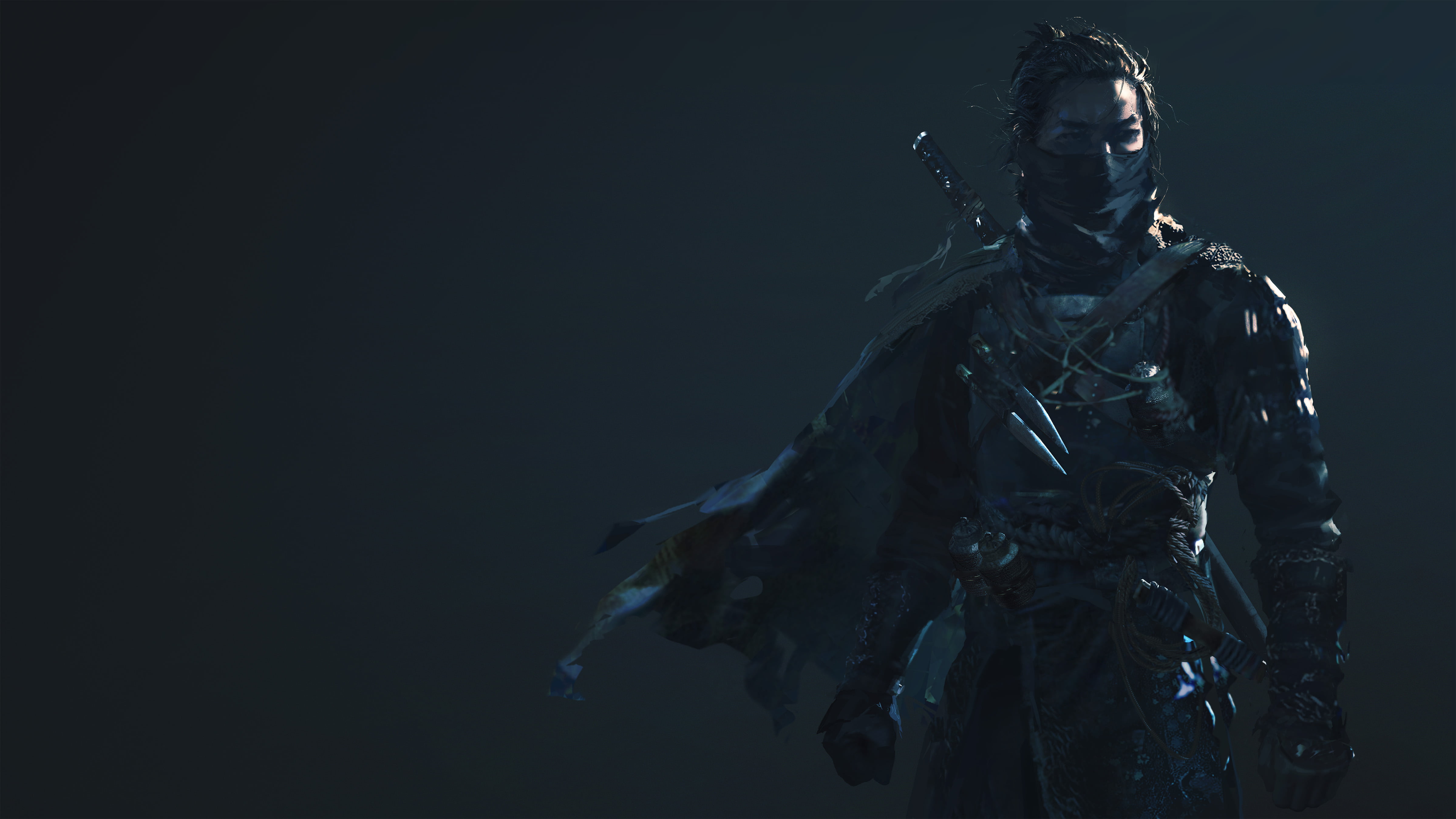 Ghost of Tsushima video game art digital Ronin samurai 2k 4k 5k