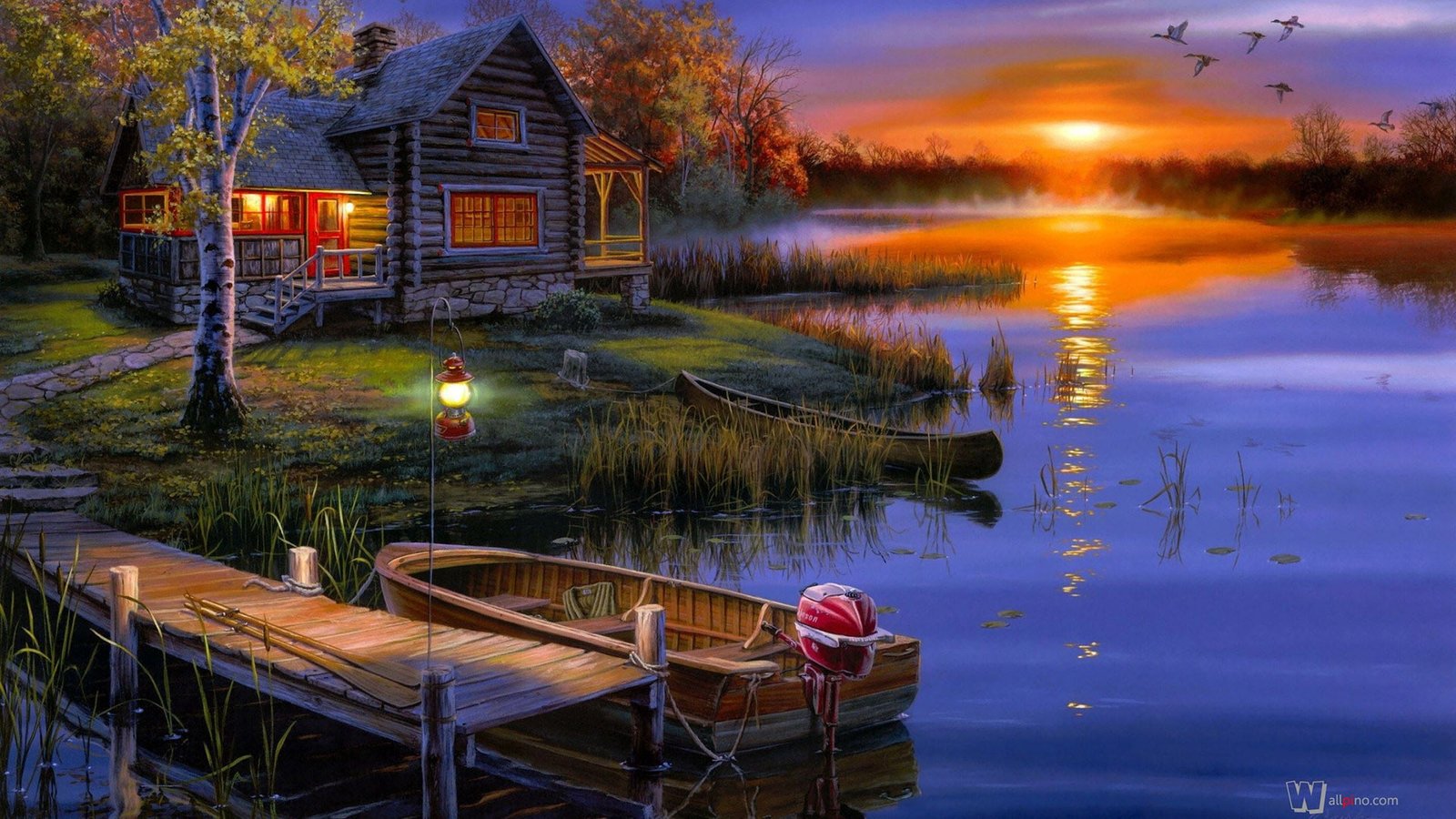 nature boathouse shed water building resort travel tourism 2k