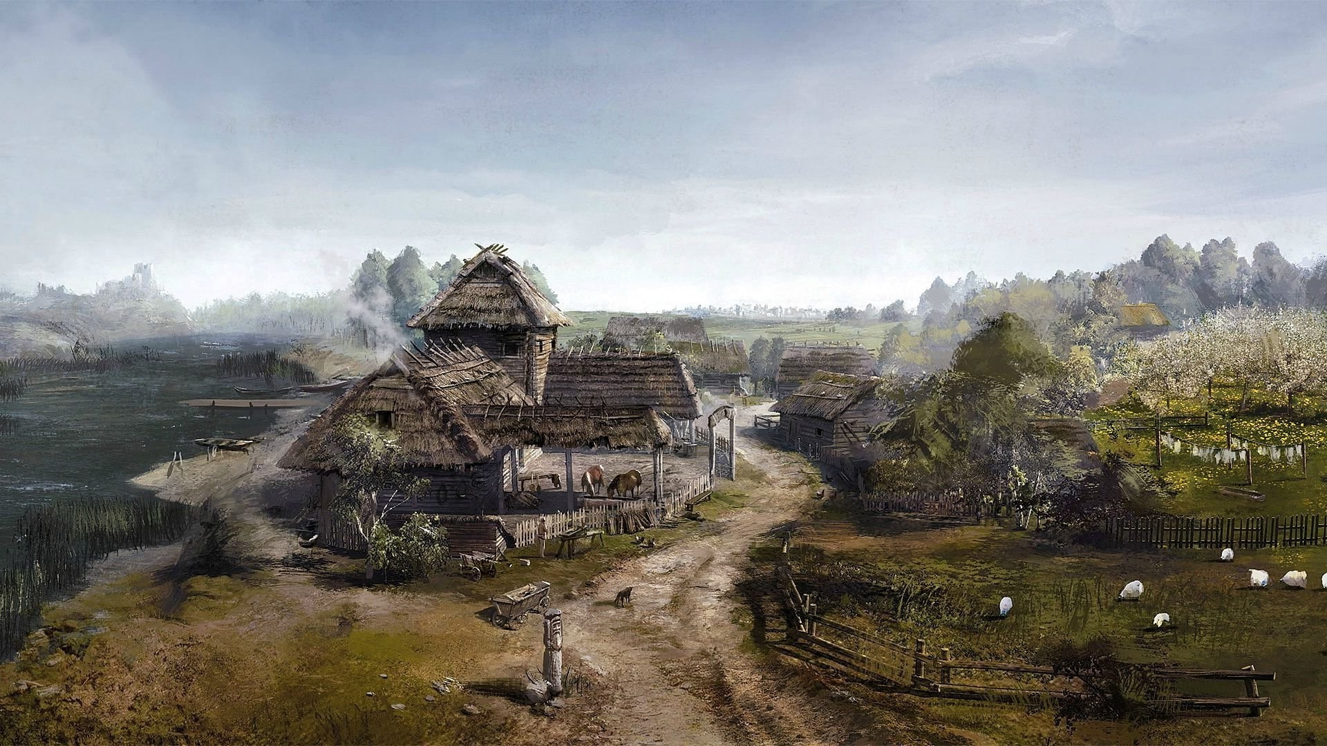 the witcher 3 wild hunt video games concept art 2k