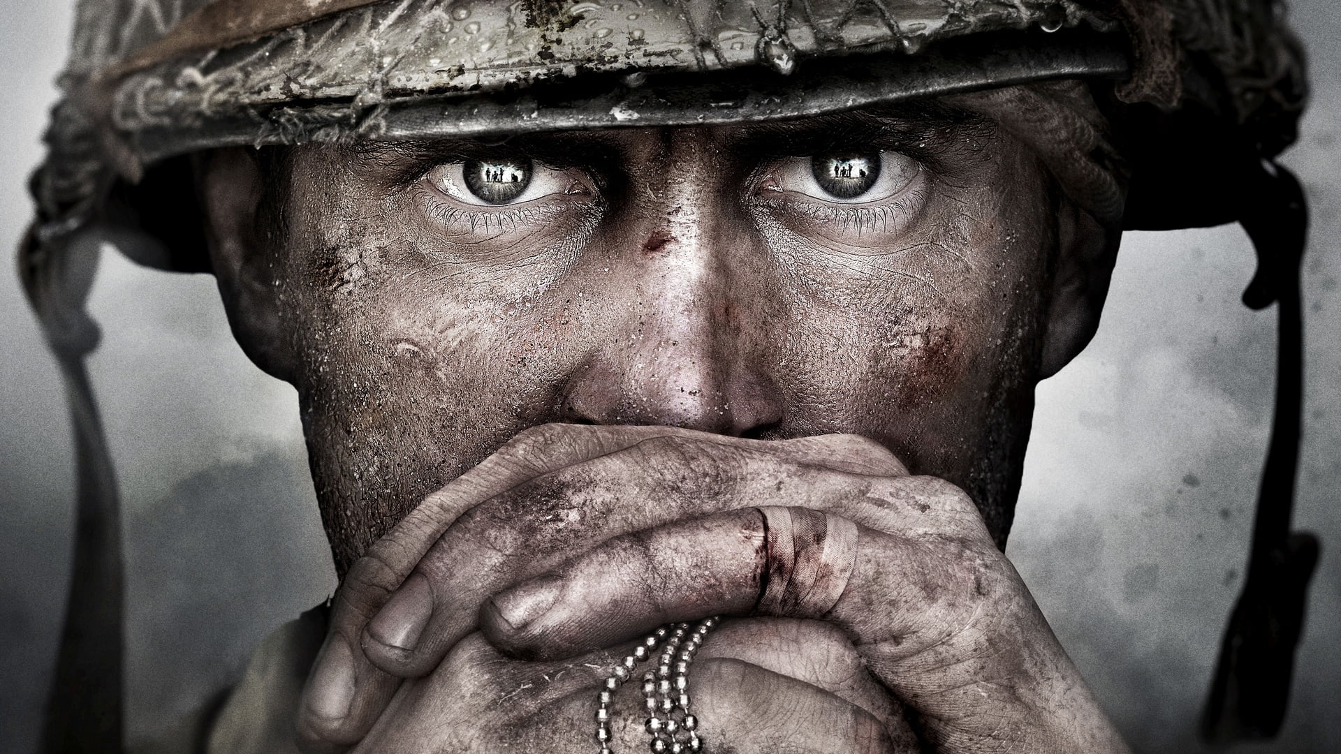 Call of Duty digital wallpaper video games WWII 2k
