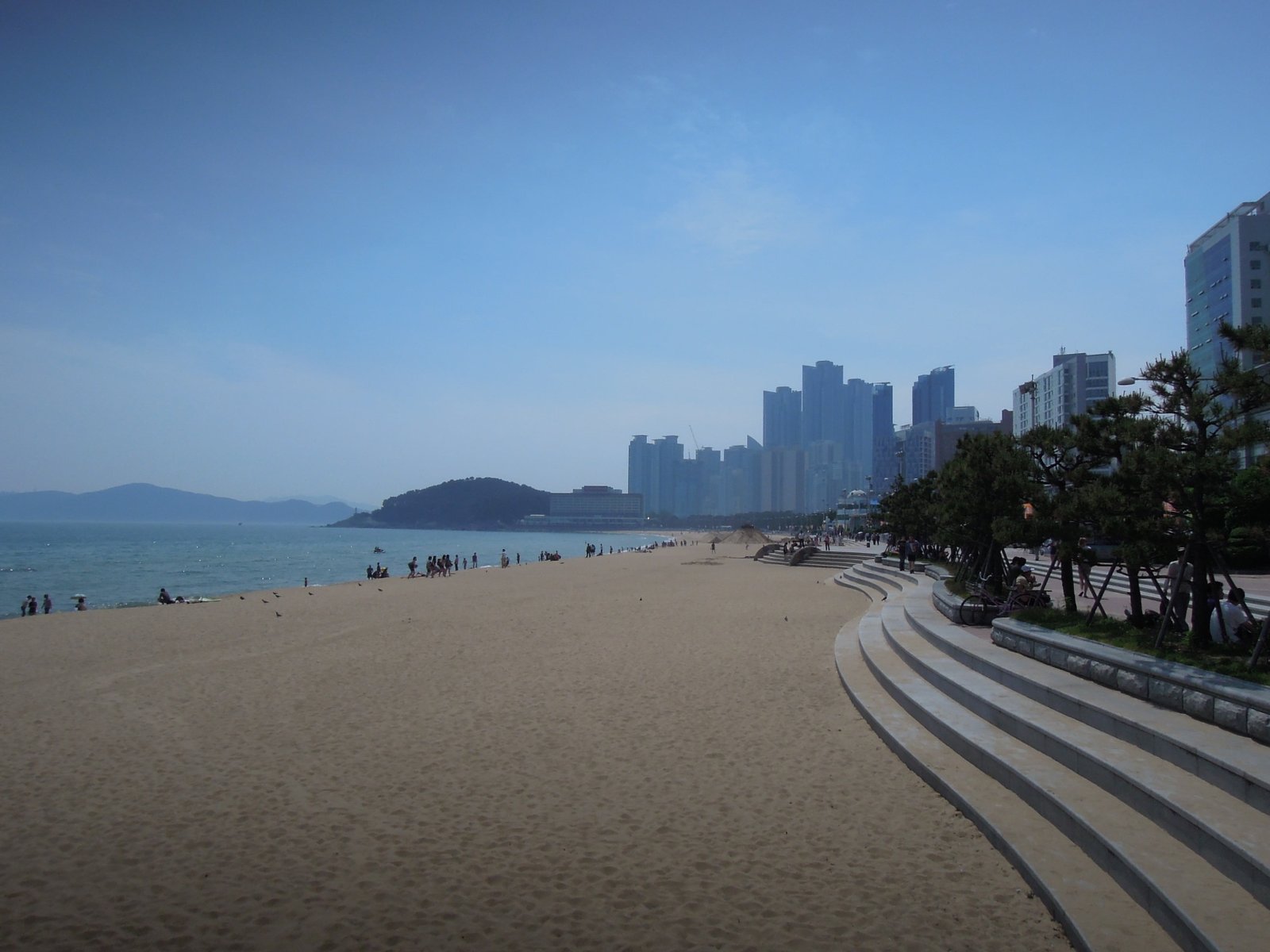 sea haeundae beach sandy balne rio Cambori land architecture 2k