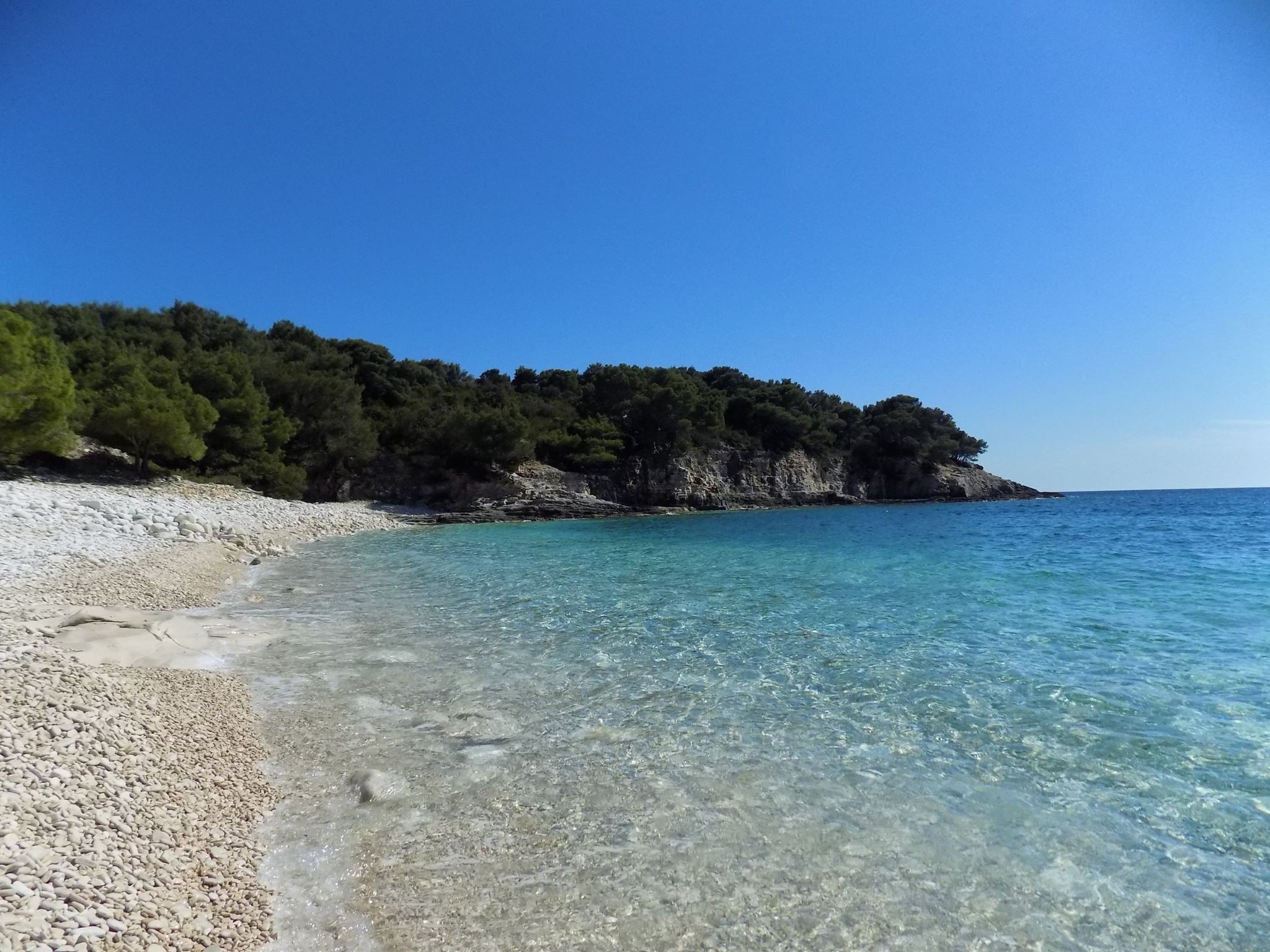 beach nature sea Croatia 2k