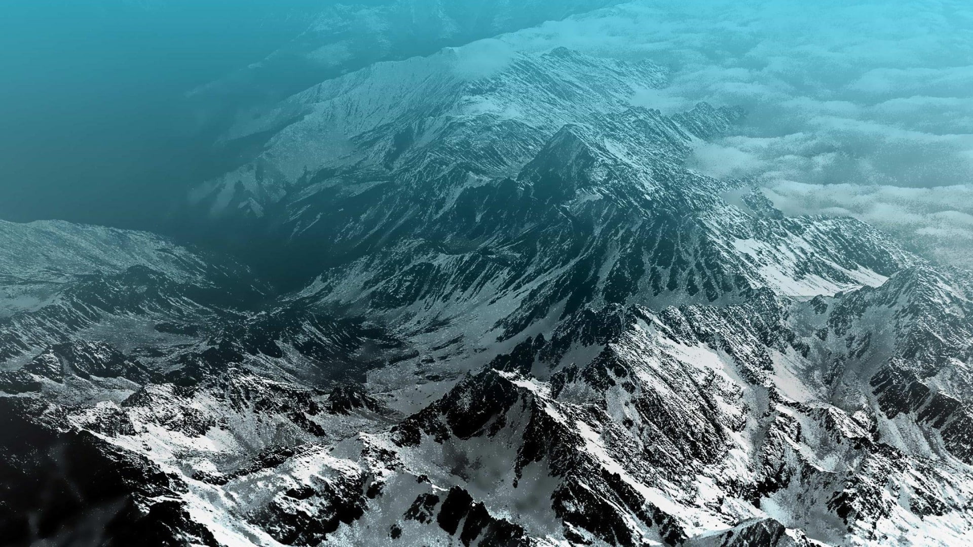 Mountain snow range 2k