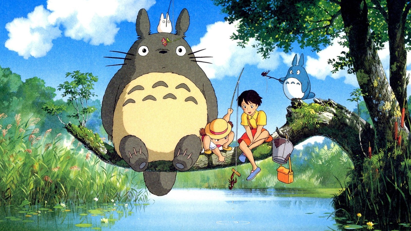 My Neighbor Totoro wallpaper Studio Ghibli anime girls 2k