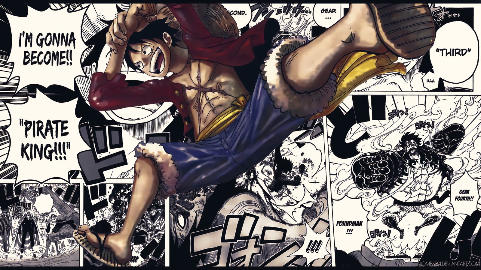 Anime One Piece Monkey D Luffy creativity real people 2k