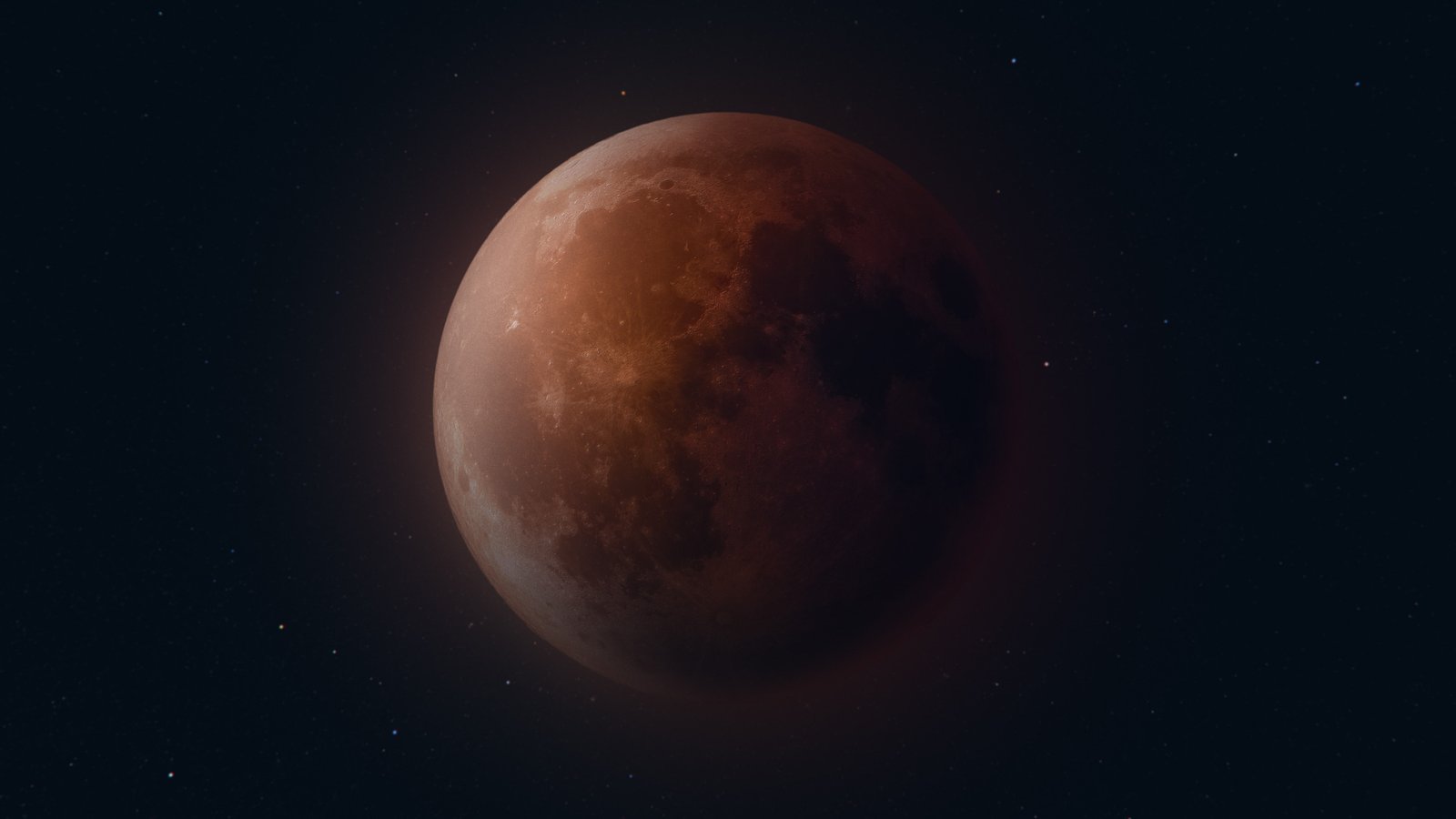 Blood Moon space HD 2k 4k 5k