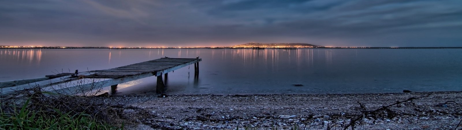 shore lakes multiscreen jetty Nature Lakes HD Art 2k 4k