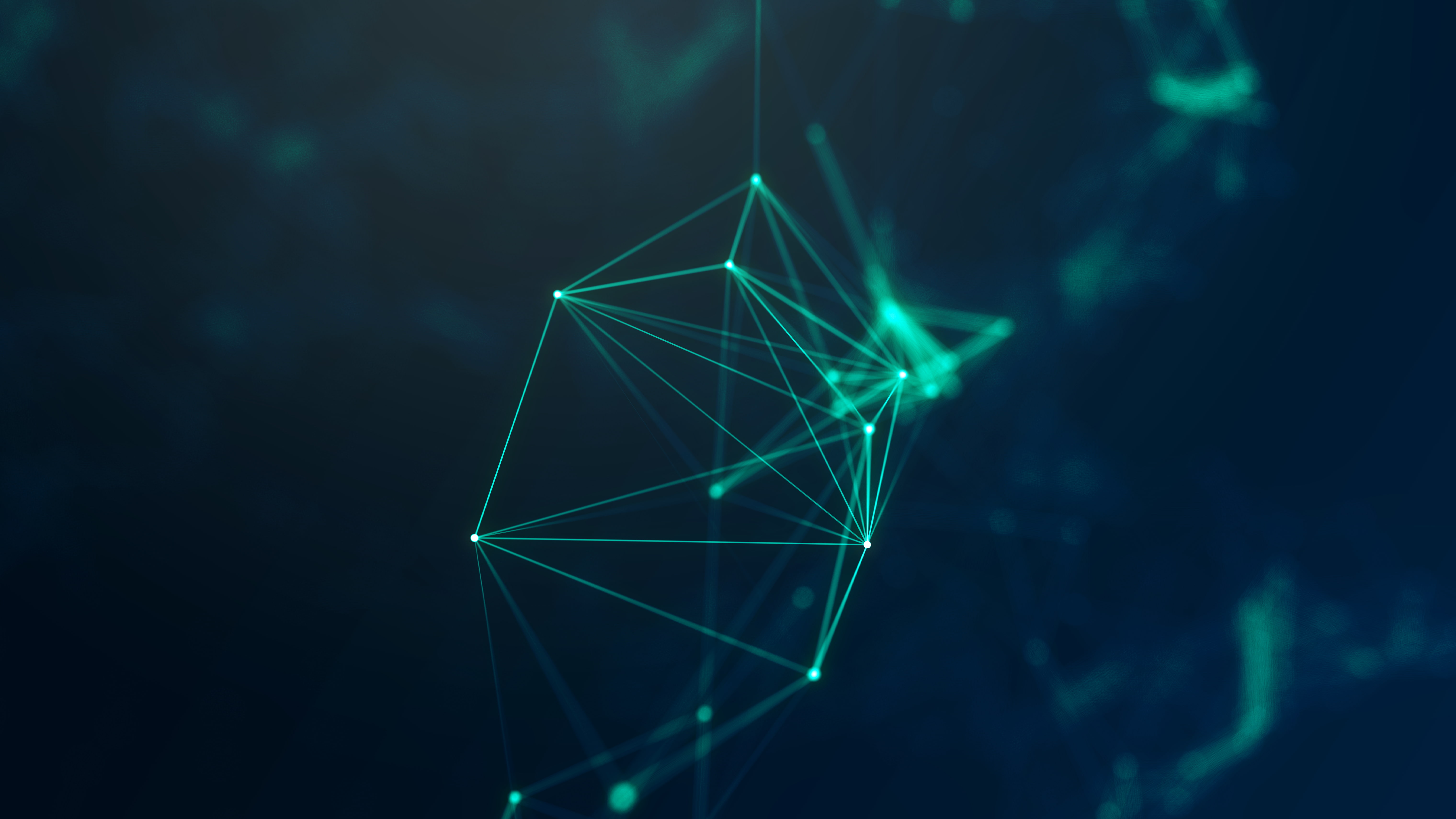 geometry cyberspace digital art lines abstract illuminated 2k 4k 5k