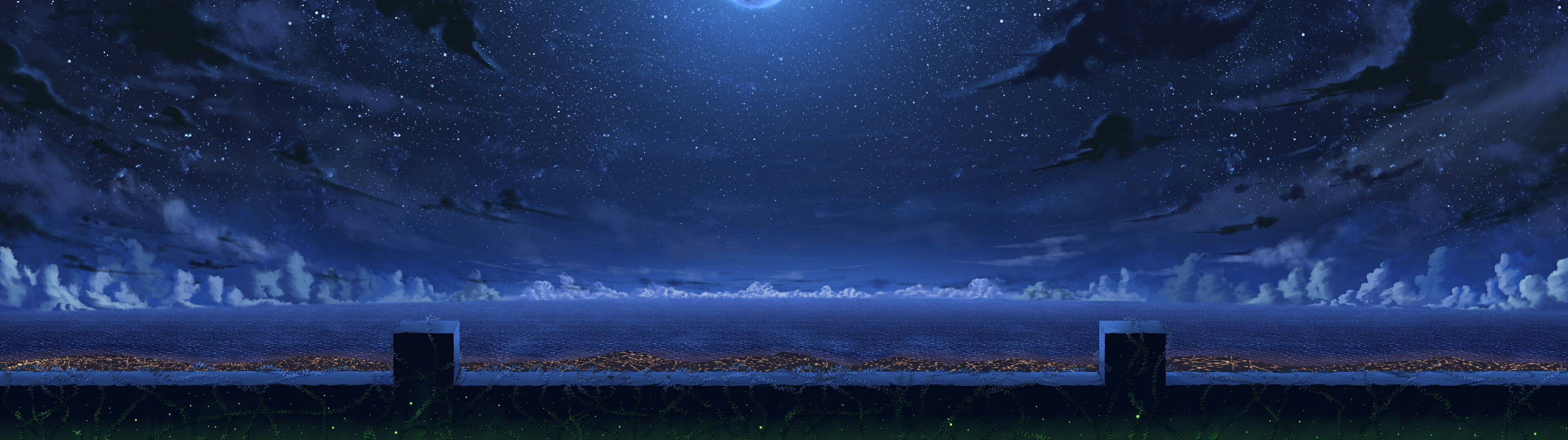 panoramic photo of landscape during night panorama artwork 2k 4k