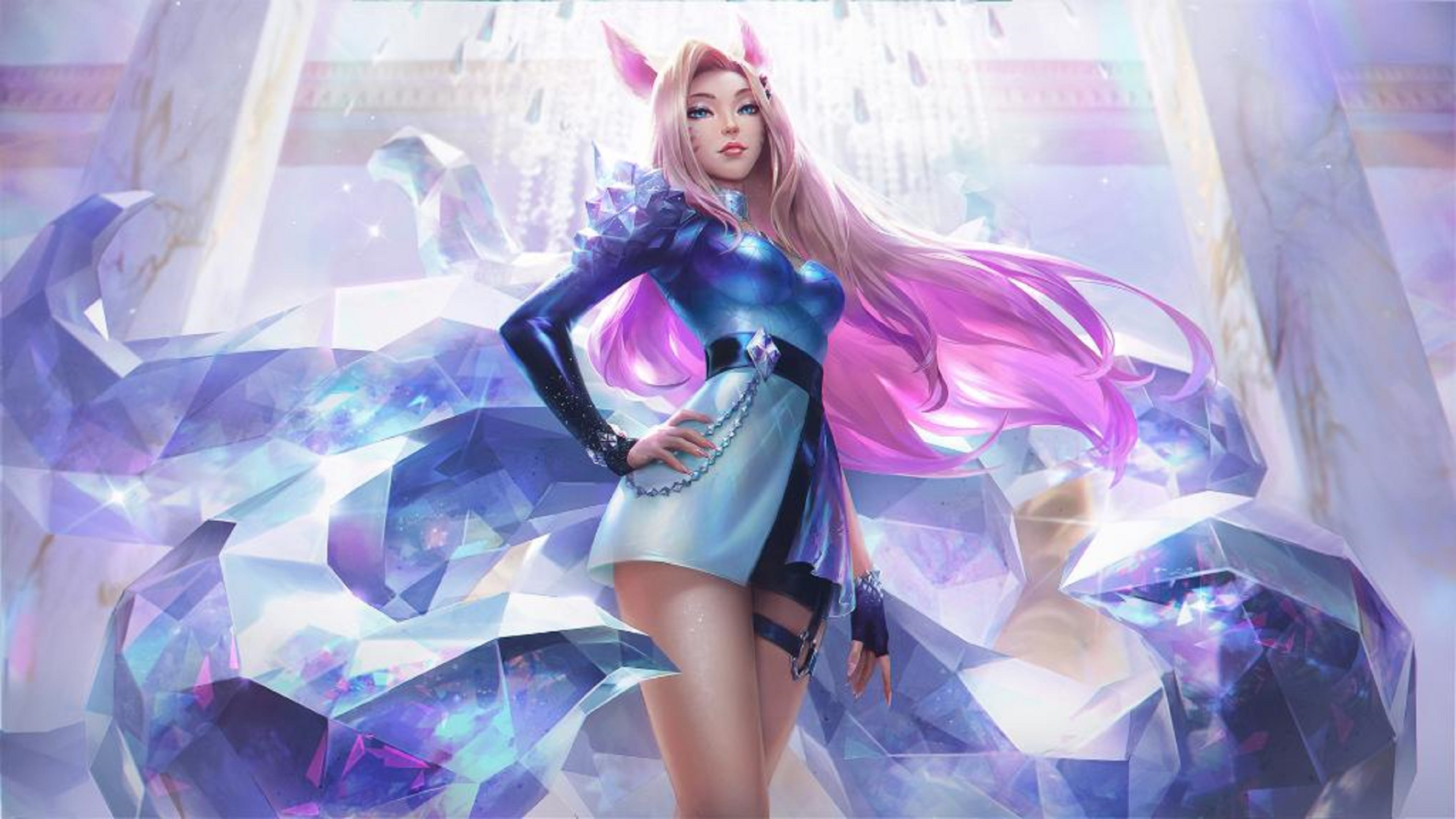 League of Legends Seraphine Riot Games upscaled kda K DA 2k 4k