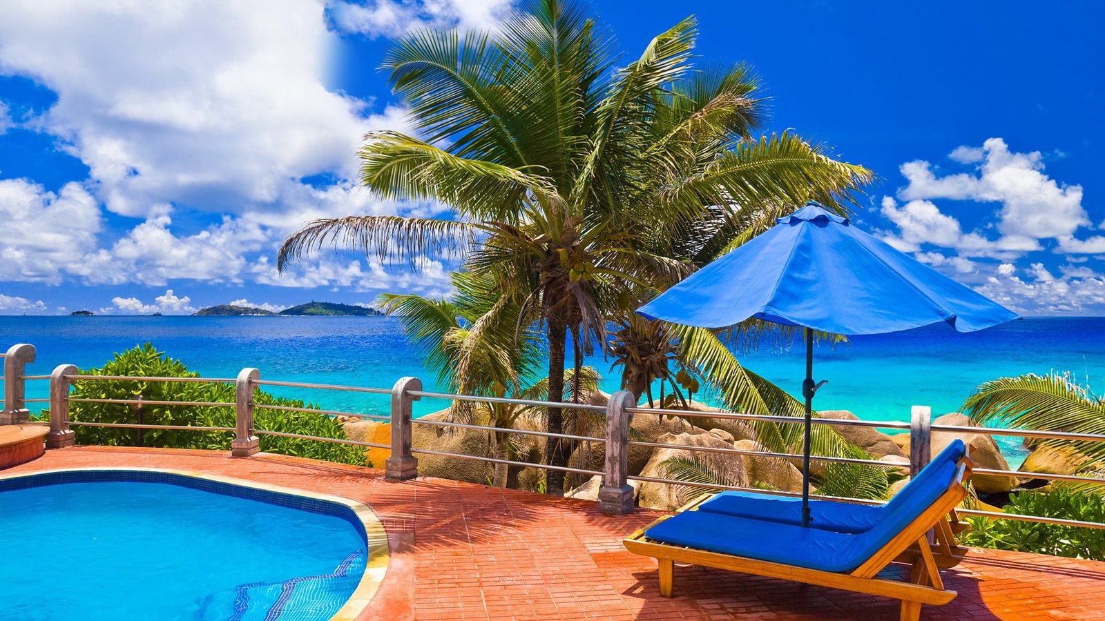 life resort turquoise sea island travel tropical vacation 2k