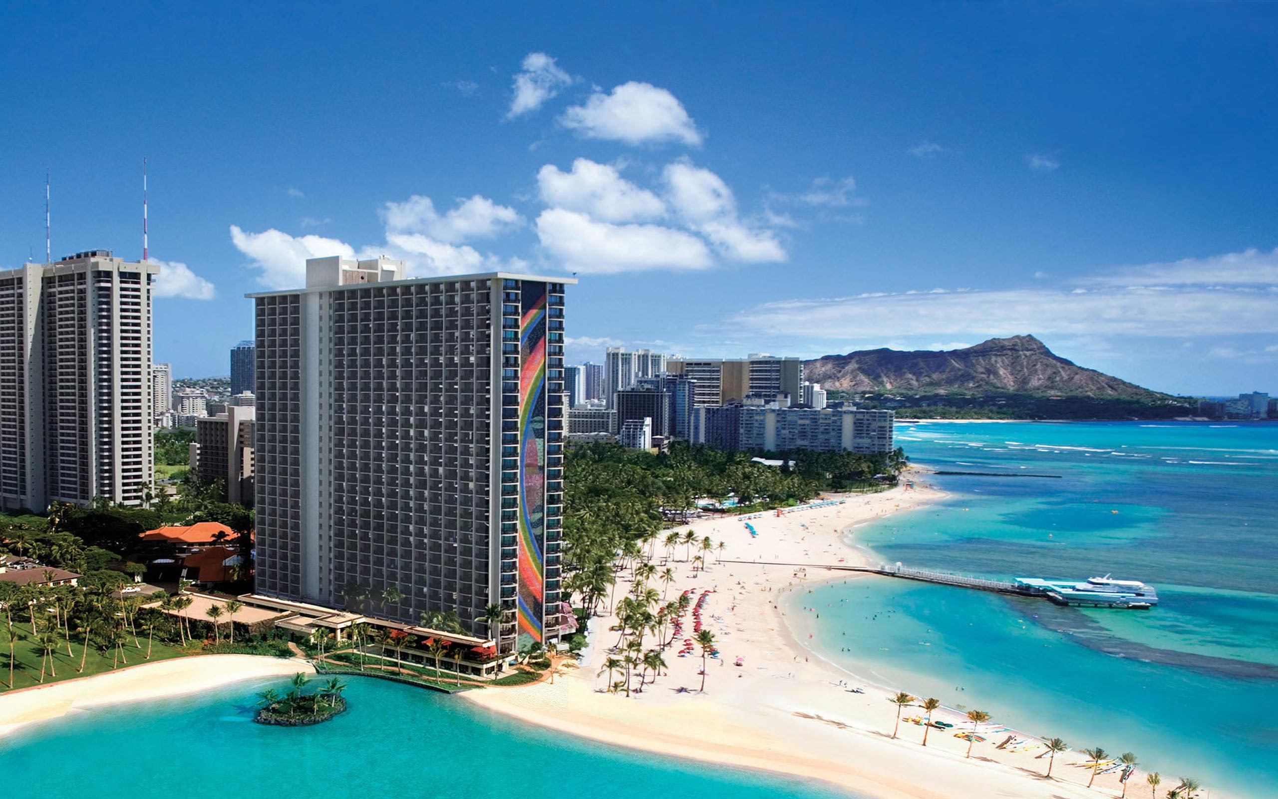 Hilton Hawaiian Village Waikiki Beach Desktop Backgrounds 2k