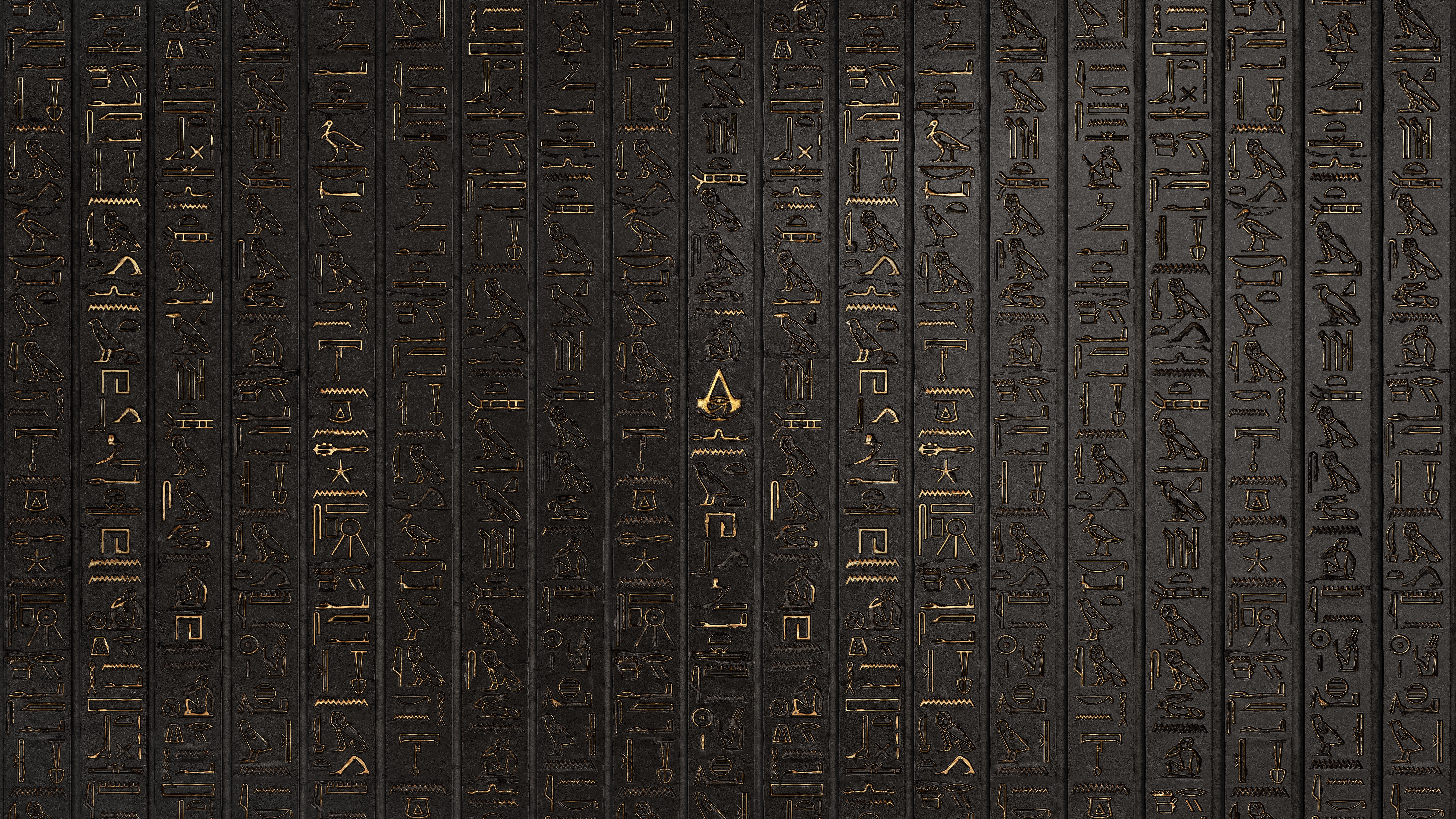 Hieroglyphics digital art artwork video games Assassin s Creed 1 2k 4k 5k 8k