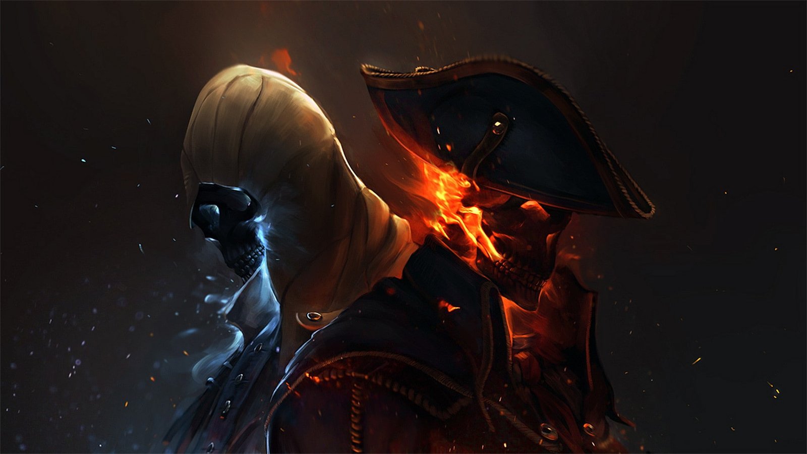 assassin s black creed dark drawing fire flag flames 2k