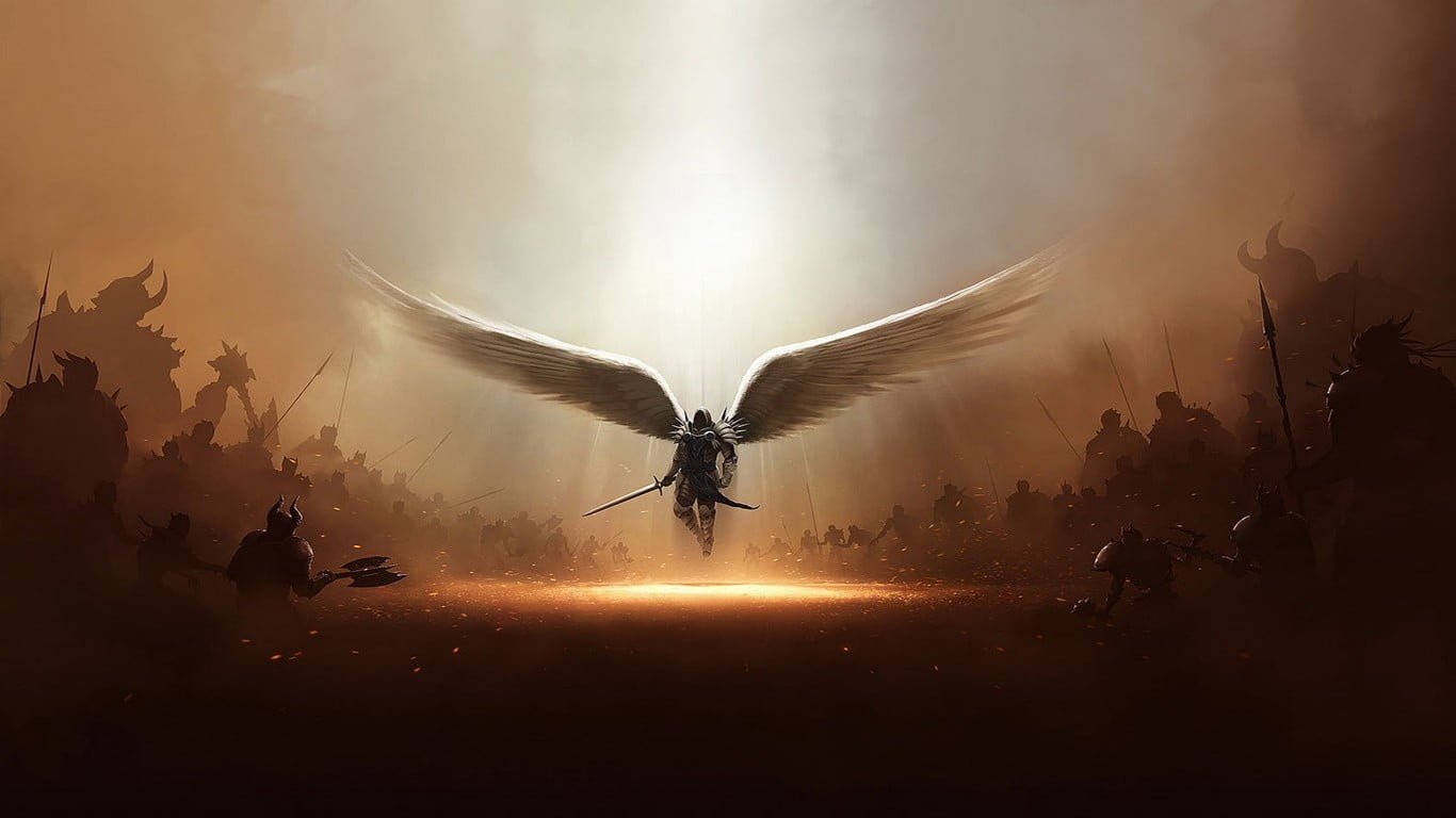 Assassin s Creed digital wallpaper Tyrael Diablo III video games
