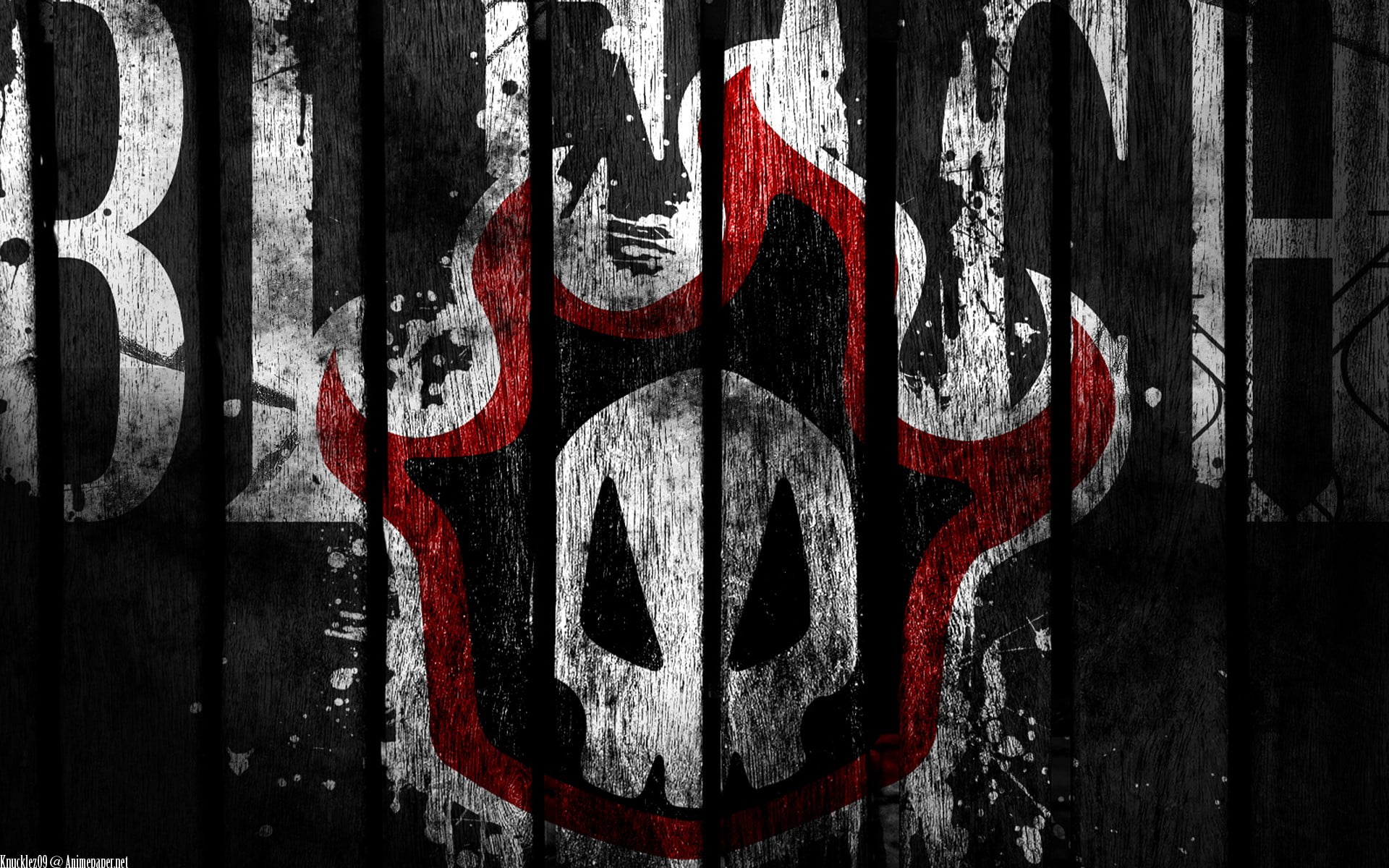 Bleach poster communication wall building feature no people 2k