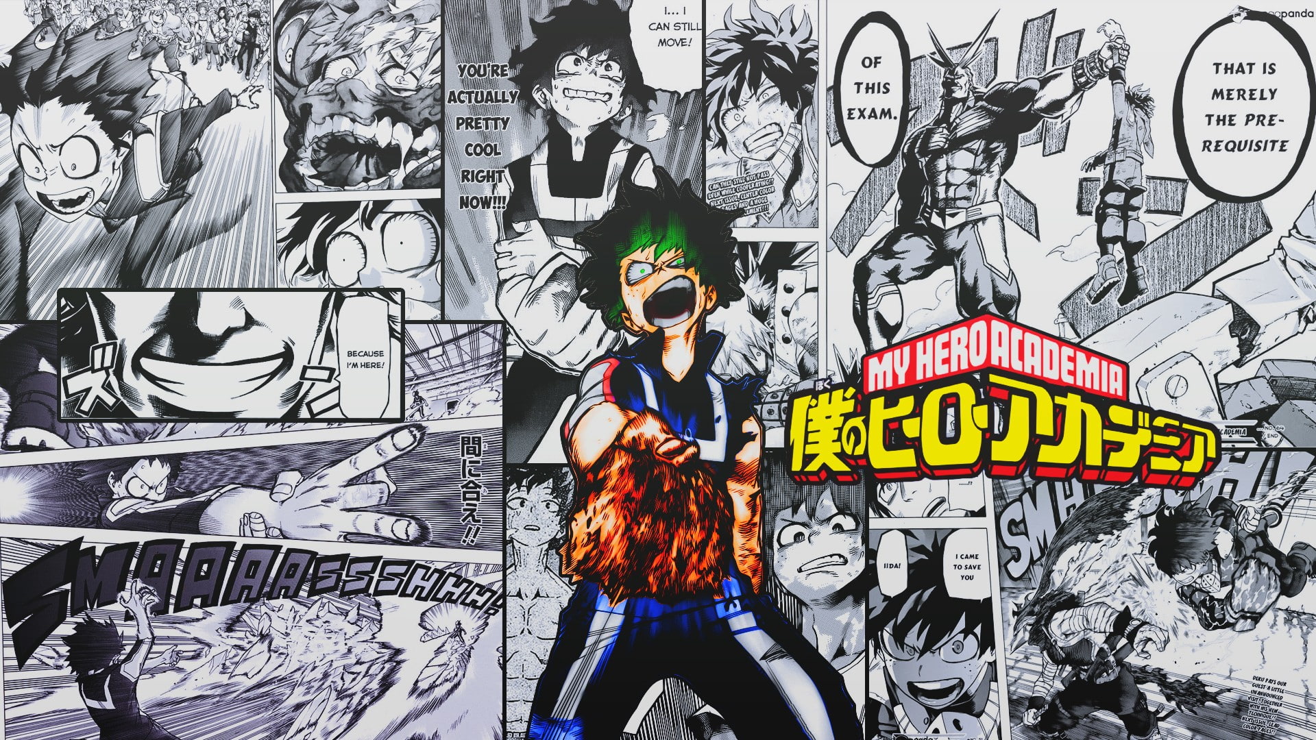 Boku no Hero Academia Midoriya Izuku text representation 2k