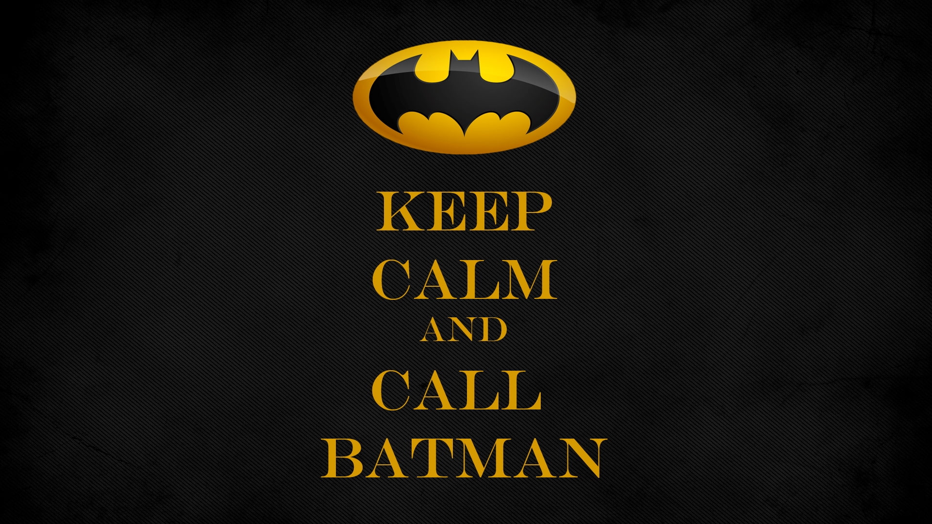 Batman logo Keep Calm and DC Comics superhero 2k