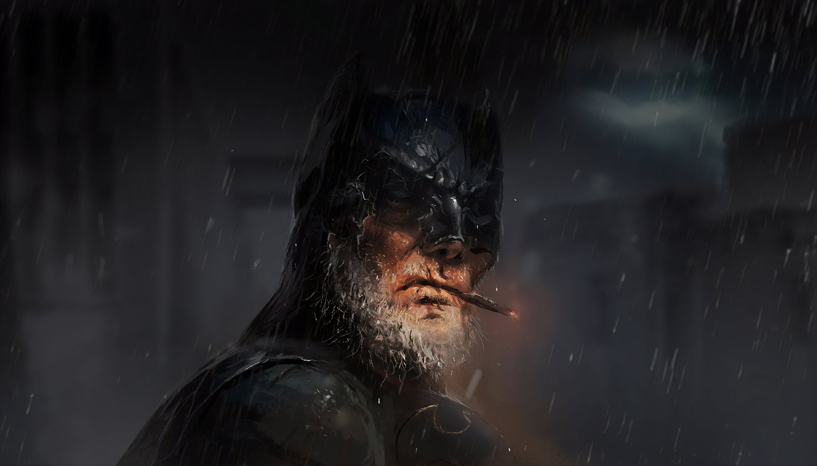 digital art artwork Batman DC Comics Universe 2k 4k