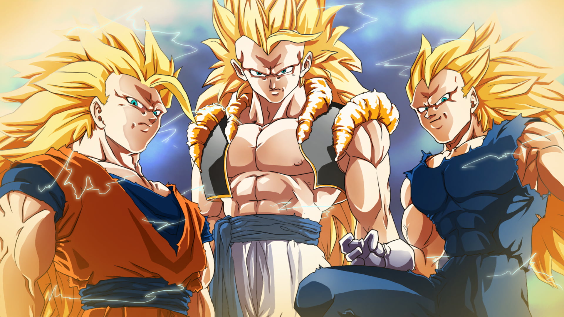 Dragonball Z Goku and Vegeta illustration Dragon Ball vector 2k